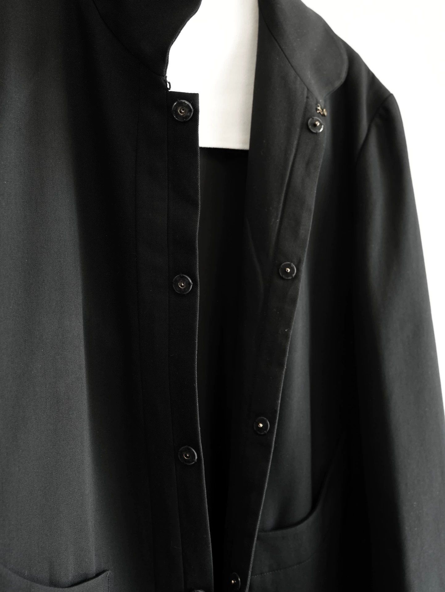 Yohji Yamamoto Yohji Yamamoto 00AW Wool Snap Jacket Size 2 Damaged Size US M / EU 48-50 / 2 - 6 Thumbnail