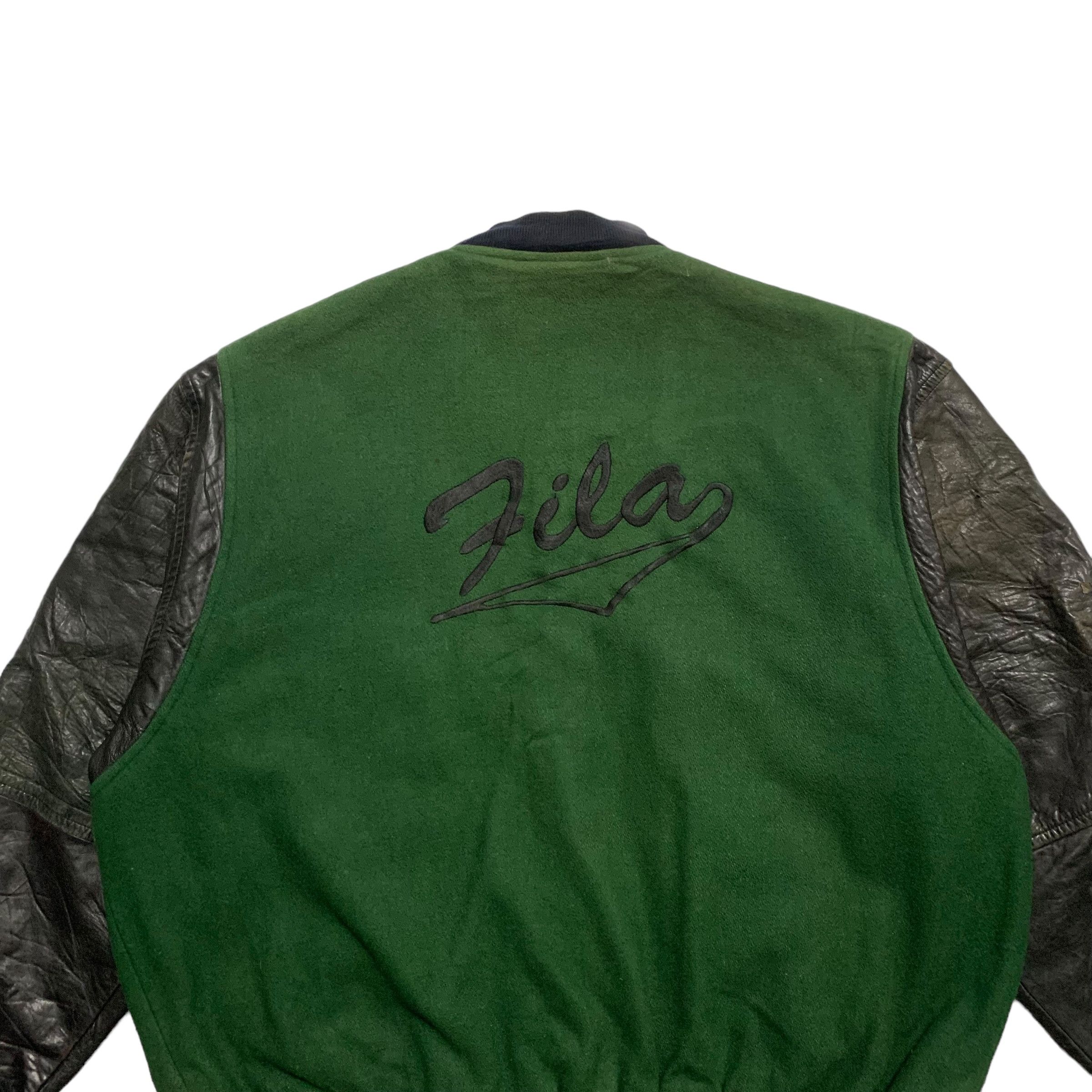 Fila Vintage Fila Spellout Varsity Jacket Size US XXL / EU 58 / 5 - 12 Thumbnail