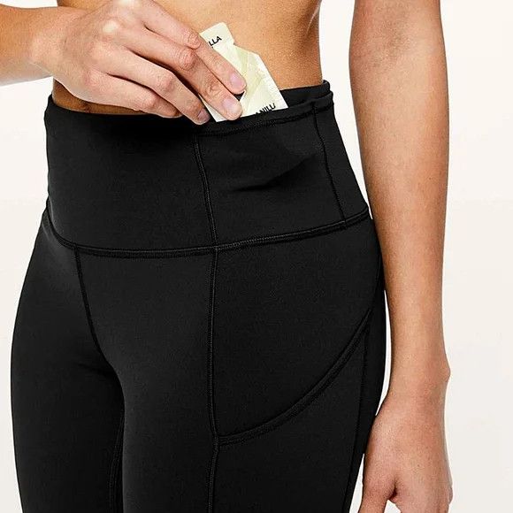Lululemon Fast & Free HR 7/8 Tight Active Athleisure Athletic Workout Size 26" / US 2 / IT 38 - 9 Thumbnail