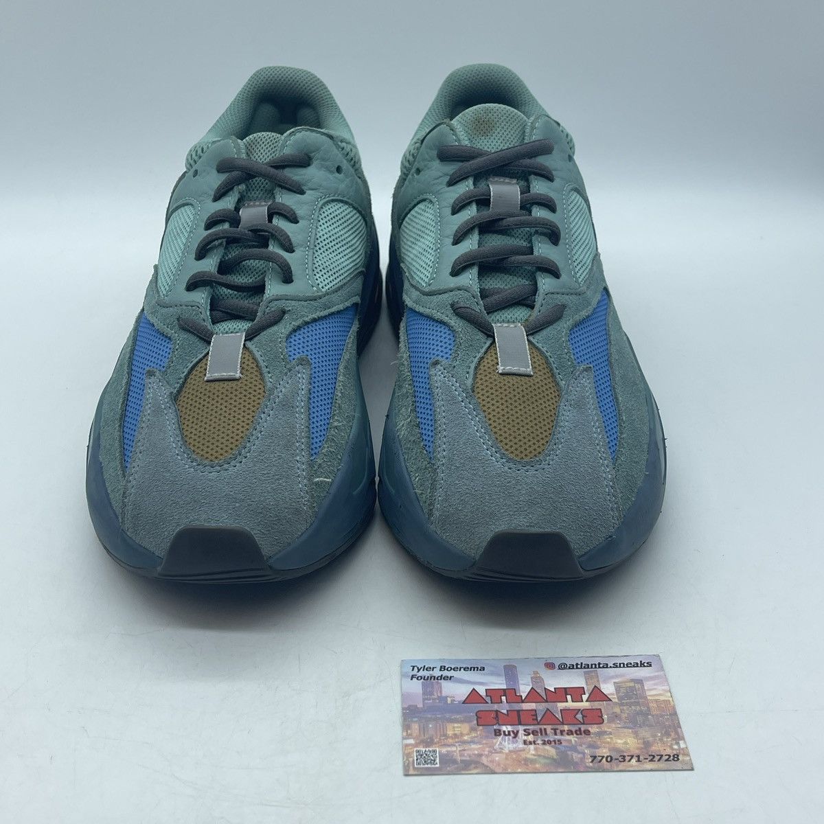 Adidas Yeezy boost 700 faded azure Size US 9.5 / EU 42-43 - 2 Thumbnail
