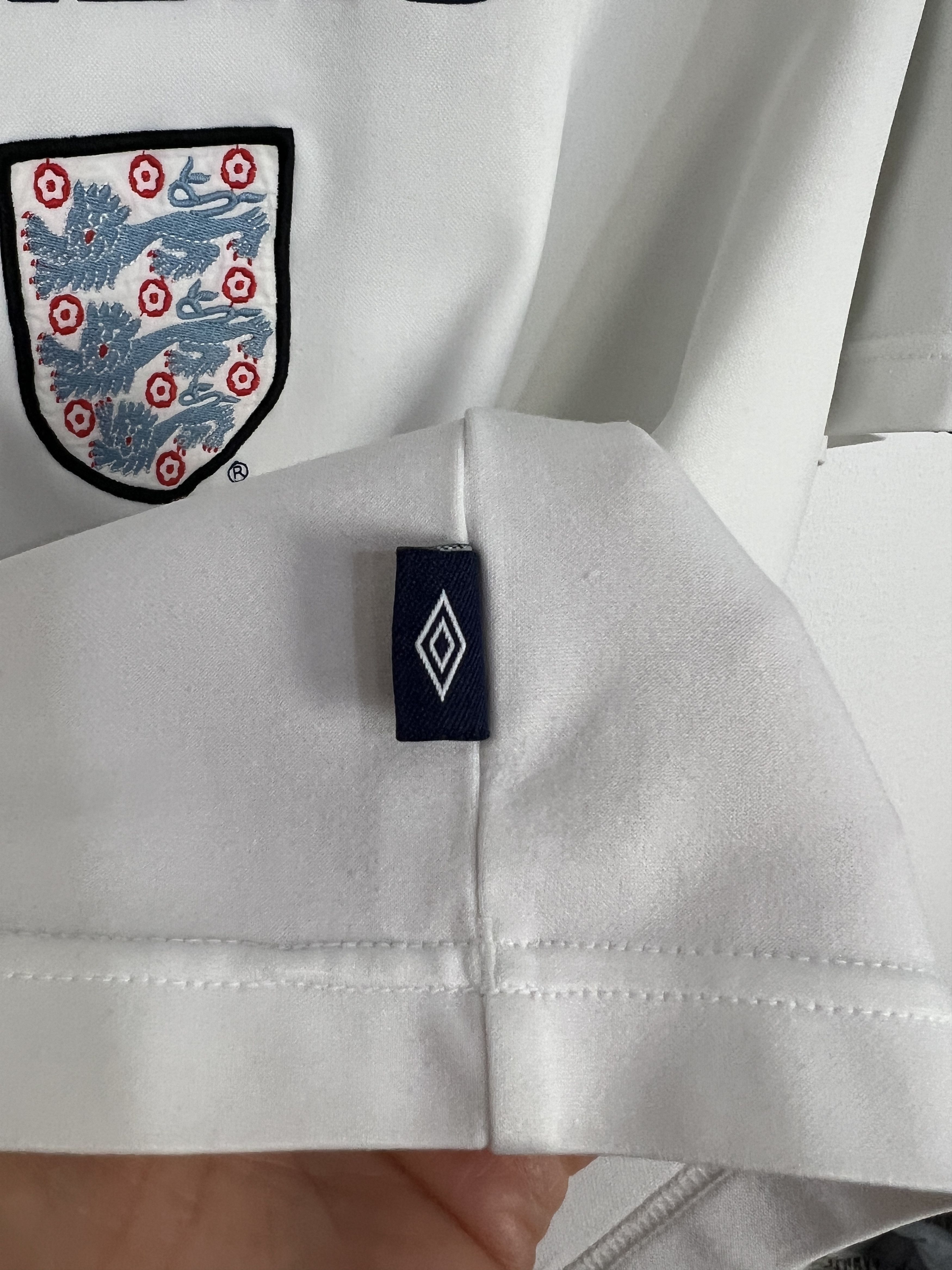 Umbro Vintage 90's England Football Shirt Soccer Train Jersey Rare Size US XXL / EU 58 / 5 - 4 Thumbnail