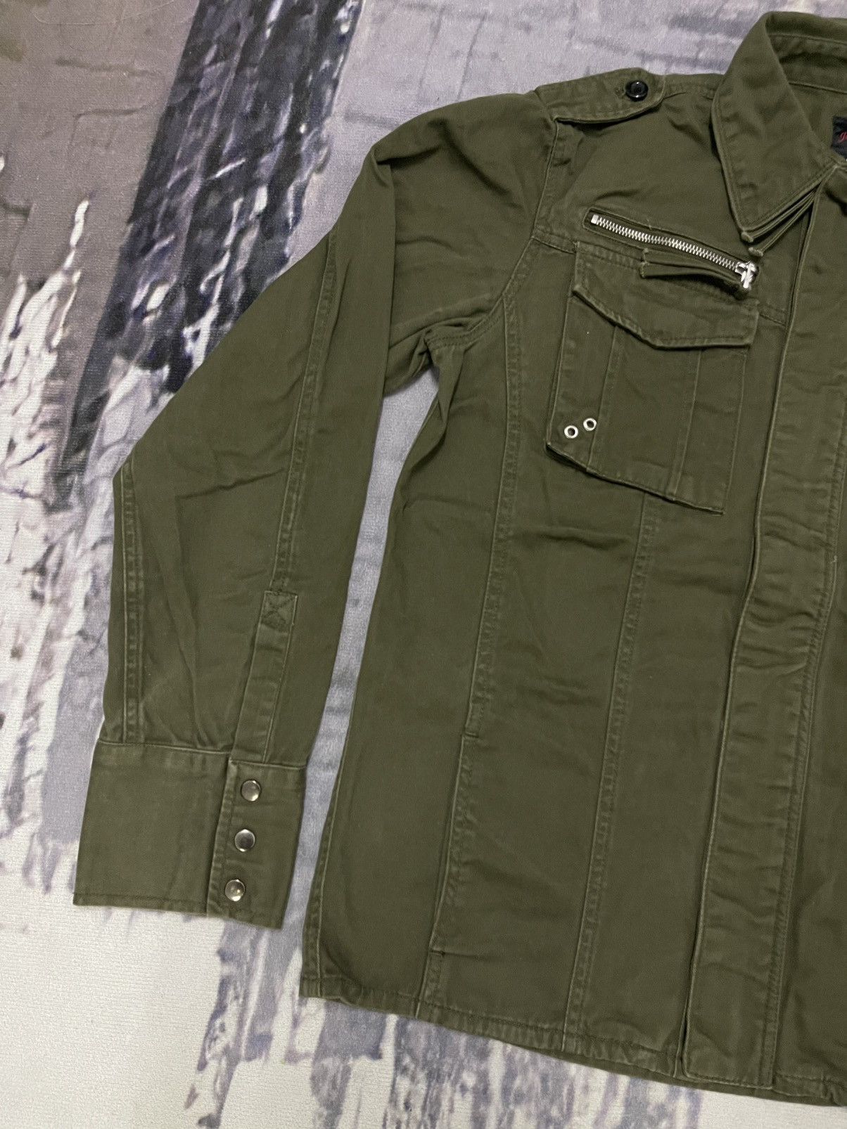 JACKROSE 2000s JACKROSE MILITARY WORK JACKET RARE Size US M / EU 48-50 / 2 - 3 Thumbnail