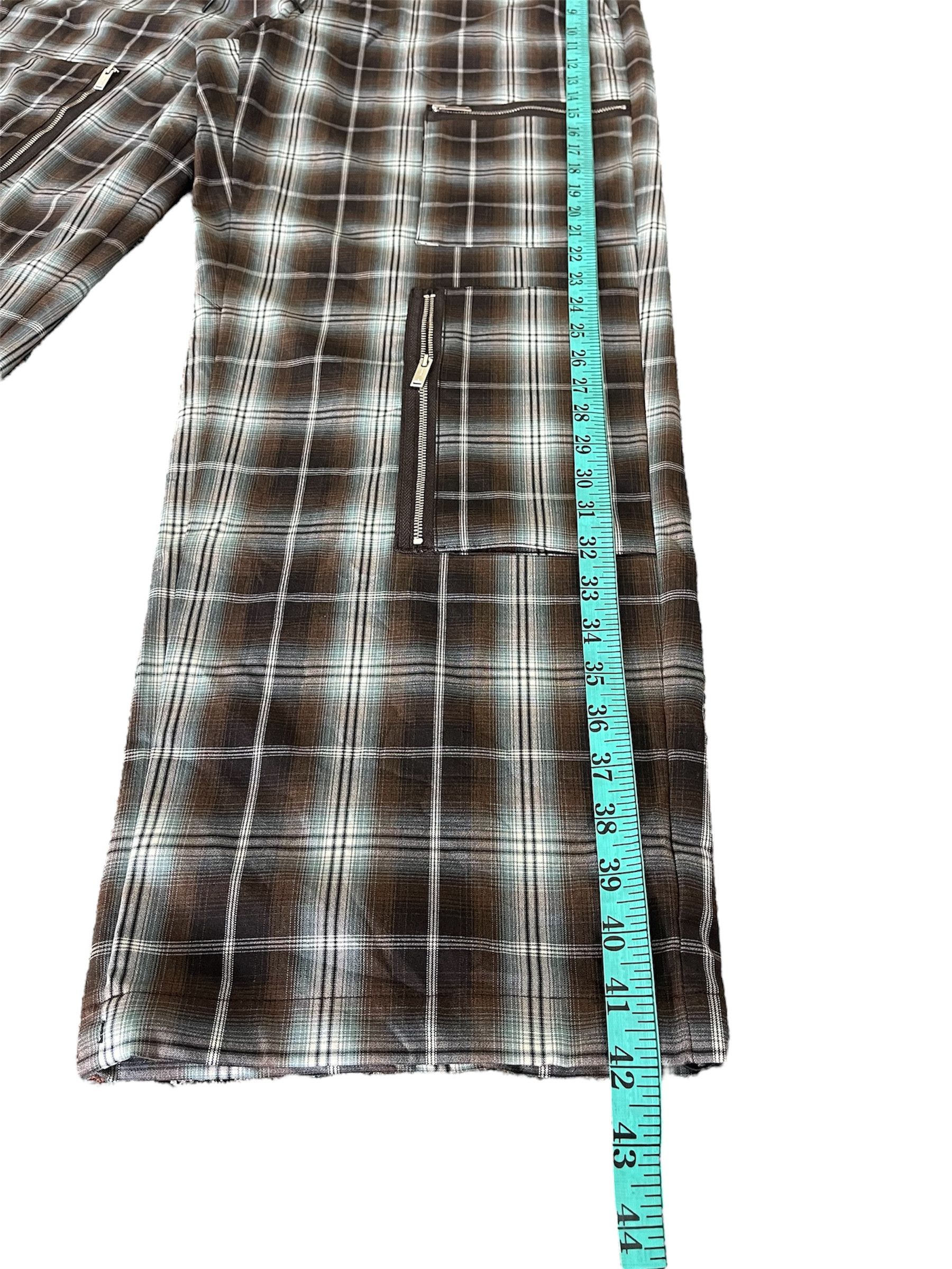 GU × Undercover Gu x undercover Multipocket Zipper Plaid Baggy Pant Size US 35 - 12 Thumbnail