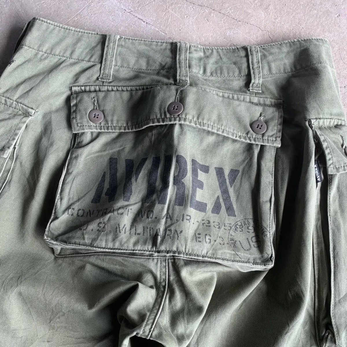 Avirex Vintage Avirex Big Pocket With Stencil Cop Utility Pants Size US 29 - 14 Thumbnail
