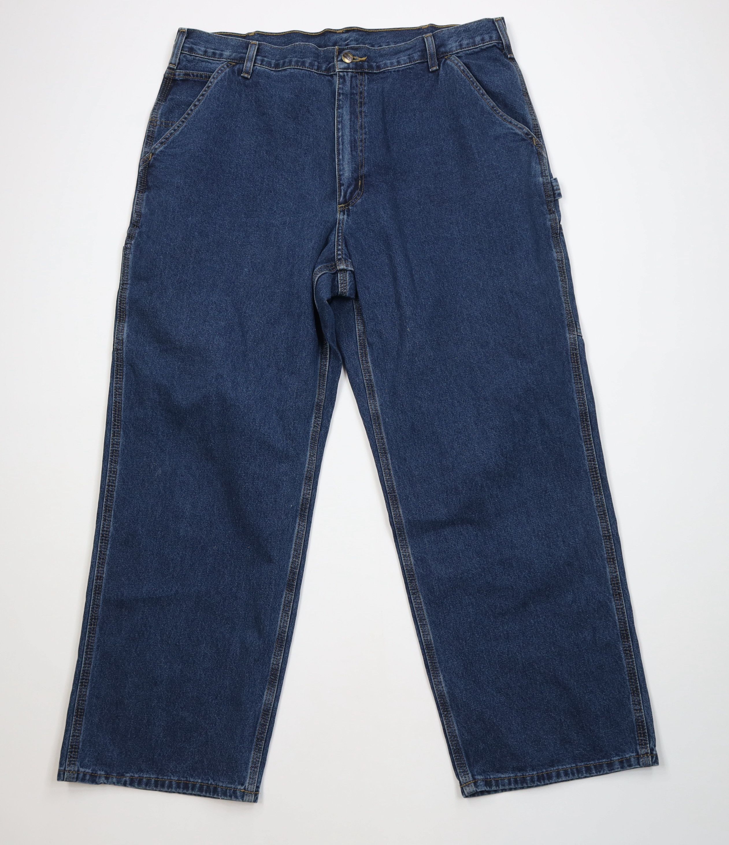 Carhartt Vintage Y2K Carhartt Wide Leg Dungaree Denim Jeans Cotton Size US 40 / EU 56 - 1 Thumbnail