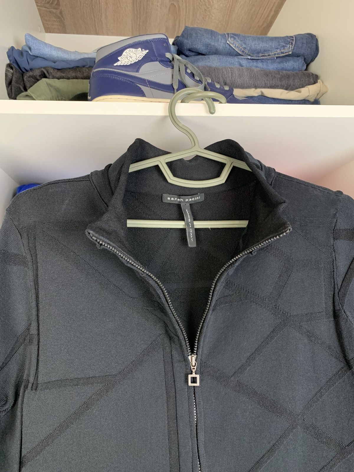 Designer × Sarah Pacini Sarah Pacini Full Zip T-shirt Made in Italy Size ONE SIZE - 5 Thumbnail