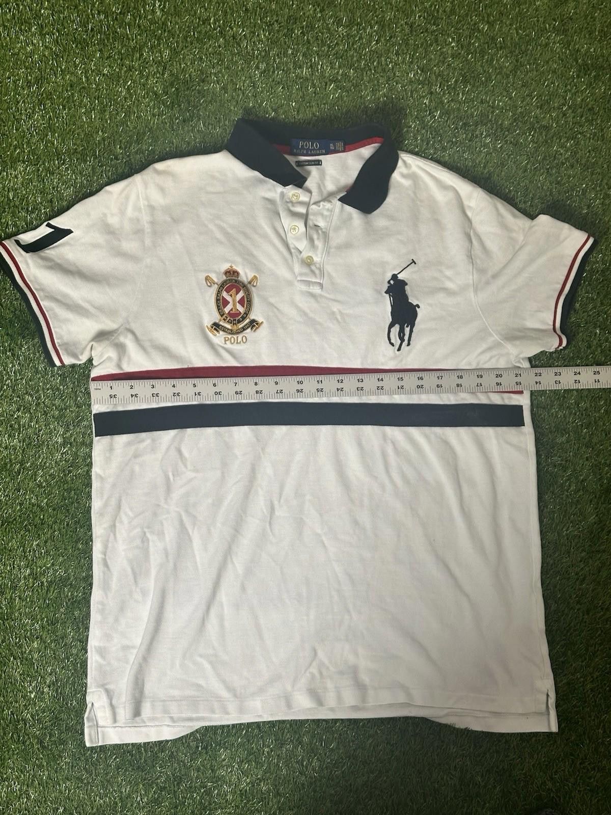 Polo Ralph Lauren Polo Ralph Lauren White Custom Slim Fit XL Size US XL / EU 56 / 4 - 3 Thumbnail