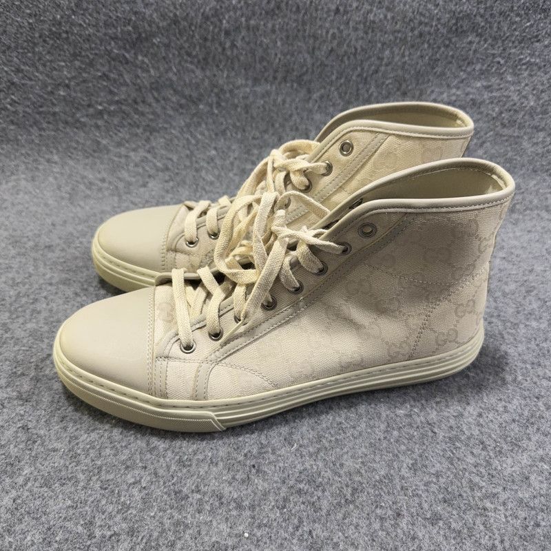 Gucci Gucci GG Canvas Retro High-Top Sneakers for Men Size US 7 / EU 40 - 1 Thumbnail