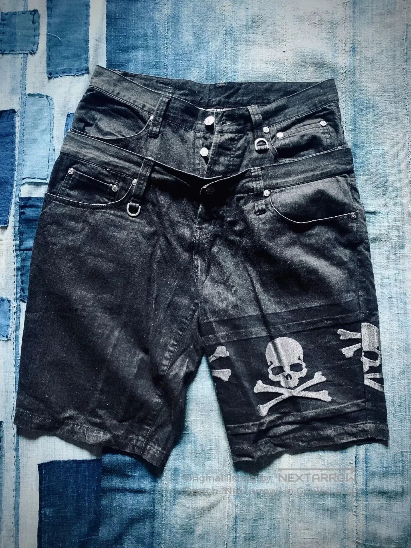 Visvim MMJ 2011 Double Waist Denim Shorts Limited. Size US 30 / EU 46 - 1 Thumbnail