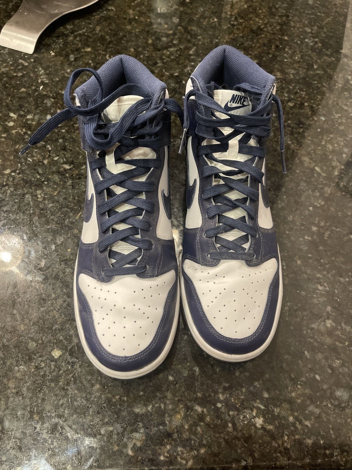 Nike Nike Midnight navy dunk high Size US 10 / EU 43 - 1 Thumbnail