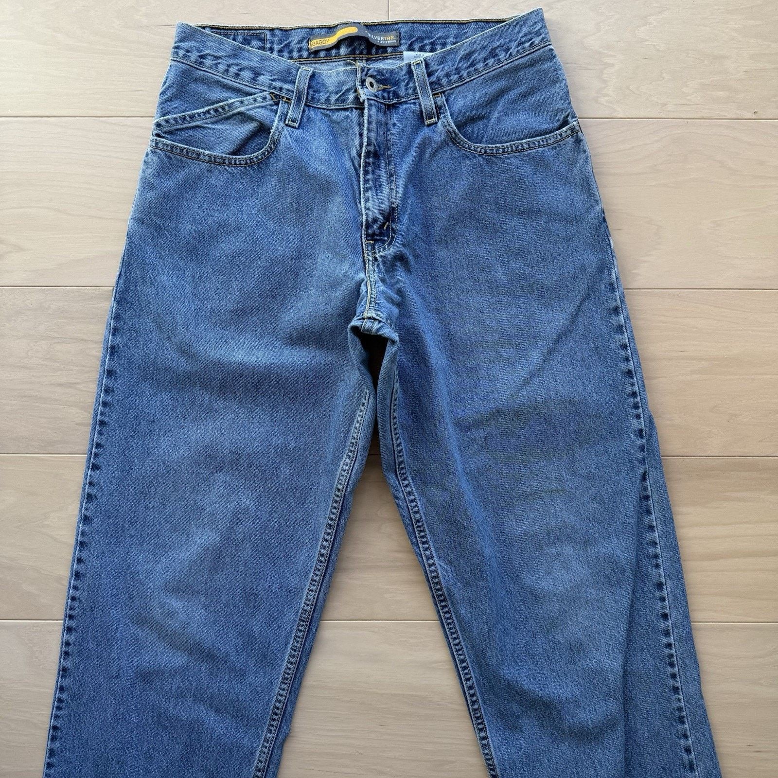 Levi's × Vintage Vintage Levis Silver Tab Jeans 30 Blue 90s Baggy Denim Size US 30 / EU 46 - 3 Thumbnail