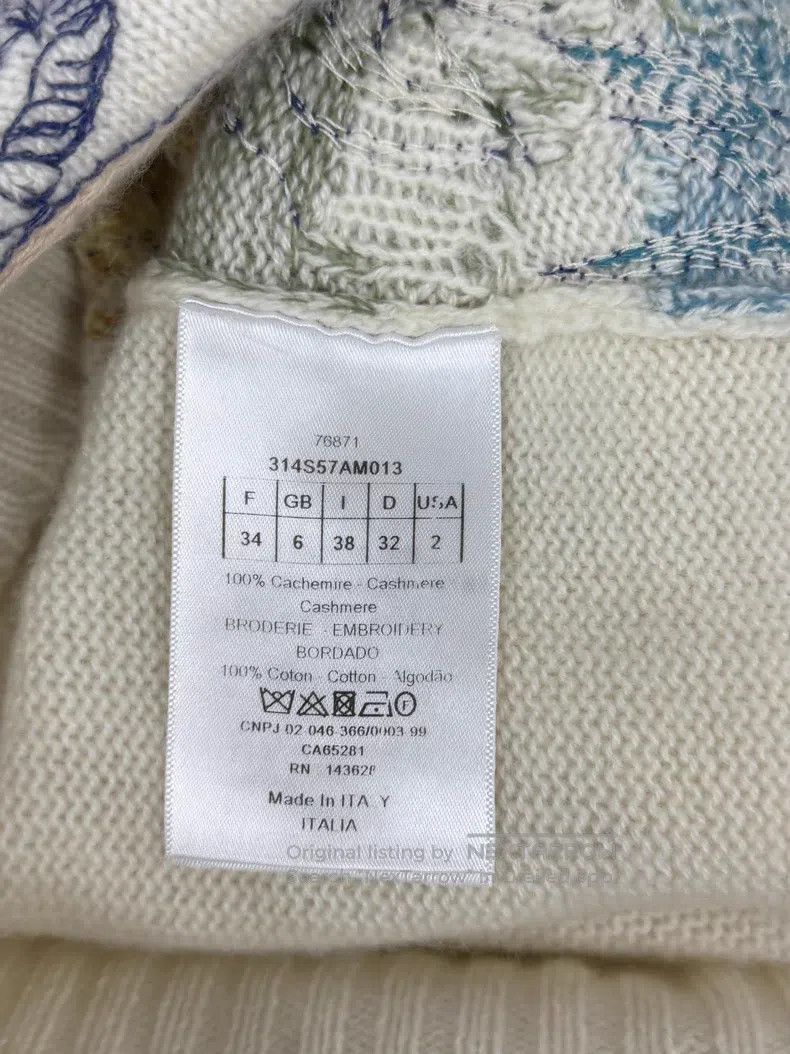 Dior Dior Infinite Dream Yellow Star Embroidery Knitwear sweate Size XXS / US 00 / IT 34 - 5 Thumbnail