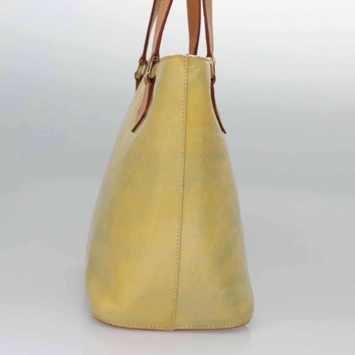 Louis Vuitton LOUIS VUITTON Monogram Vernis Houston Hand Bag Gris M91053 Size ONE SIZE - 4 Thumbnail