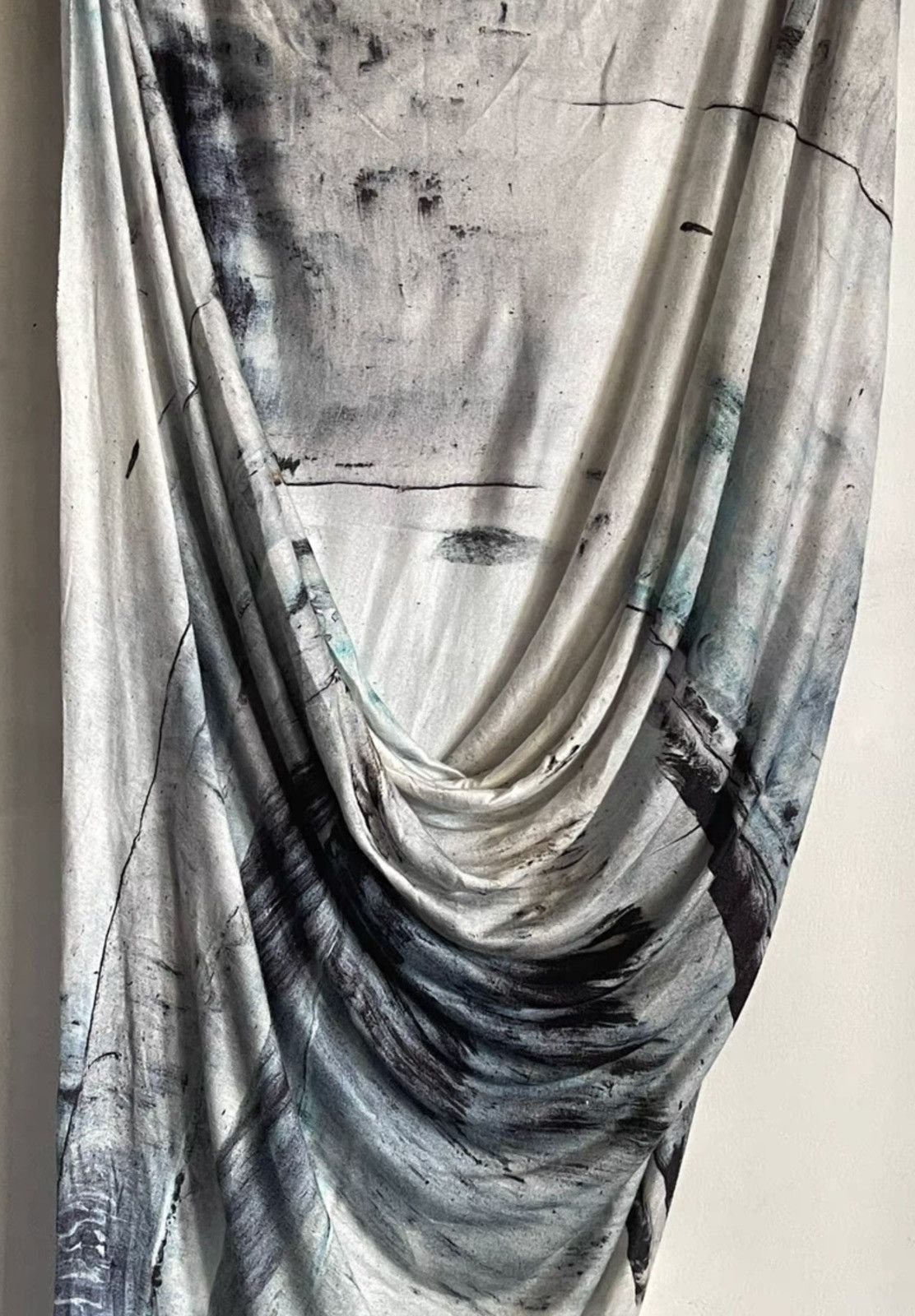 Helmut Lang Helmut Lang | Ink Painting Maxi Skirt Size M / US 6-8 / IT 42-44 - 3 Thumbnail