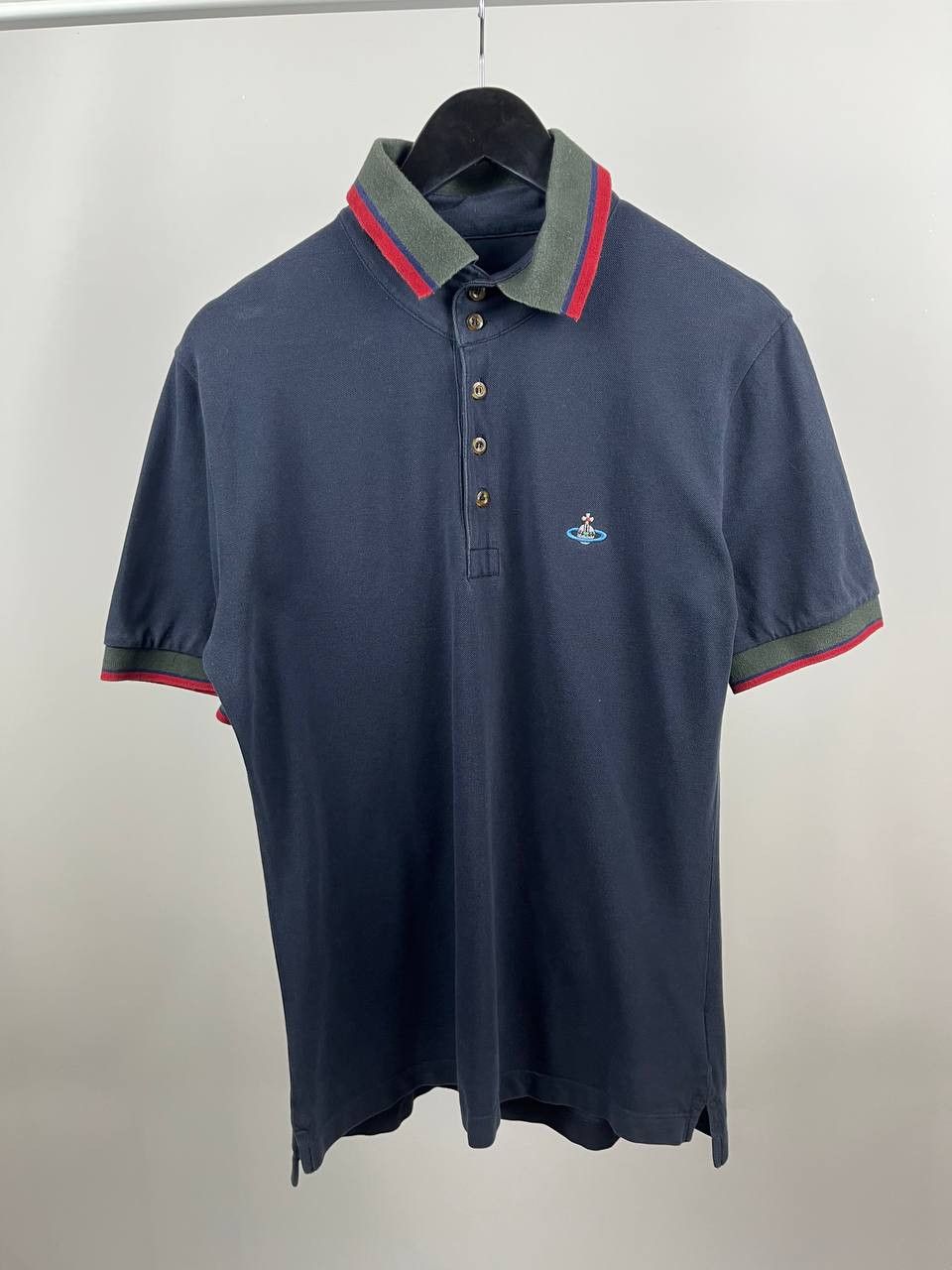 Vivienne Westwood MAN T shirt Navy Blue Orb Logo