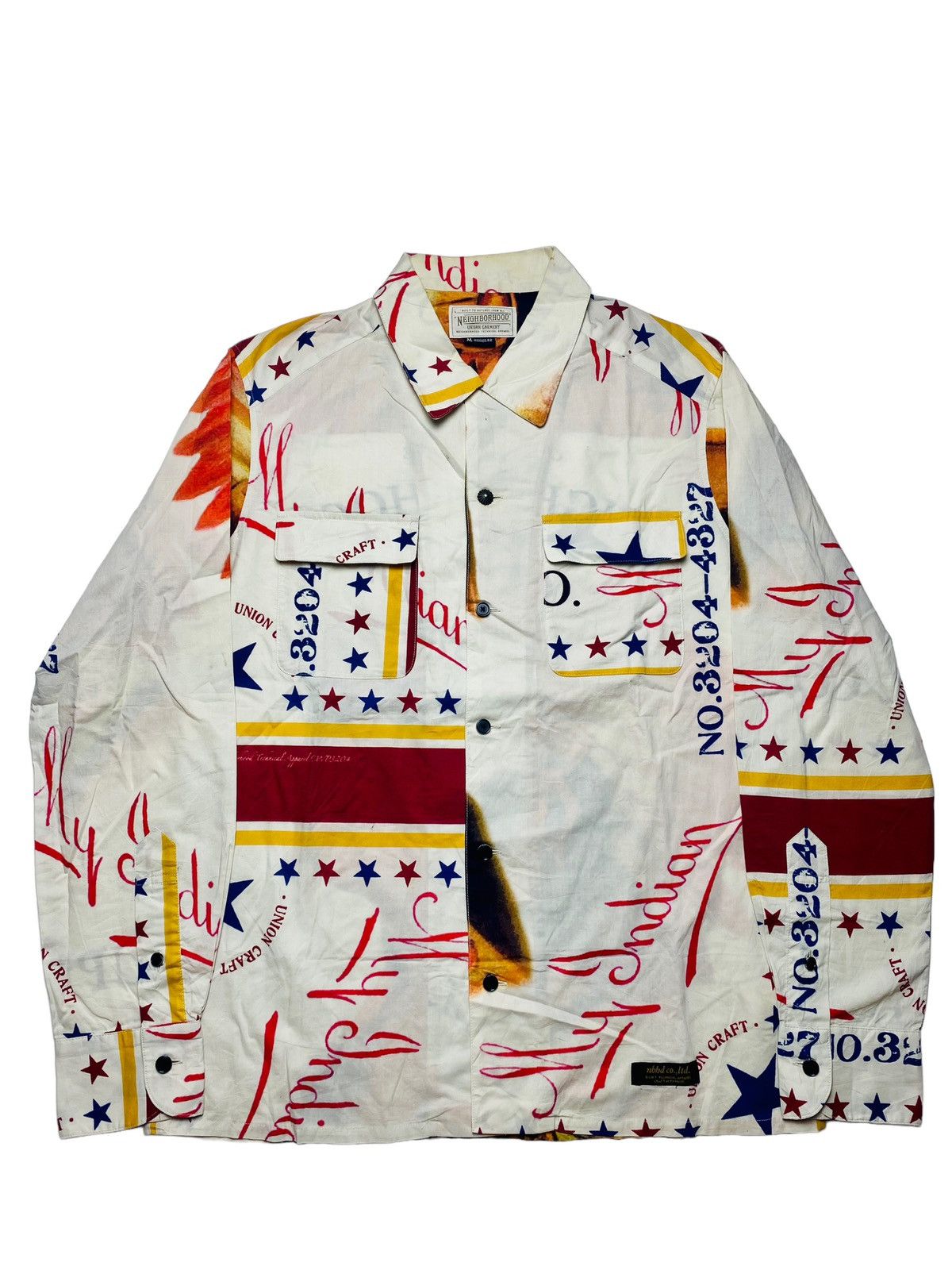 Hysteric Glamour 2000s Neighborhood - Indian Girl Button Shirt Size US M / EU 48-50 / 2 - 4 Thumbnail