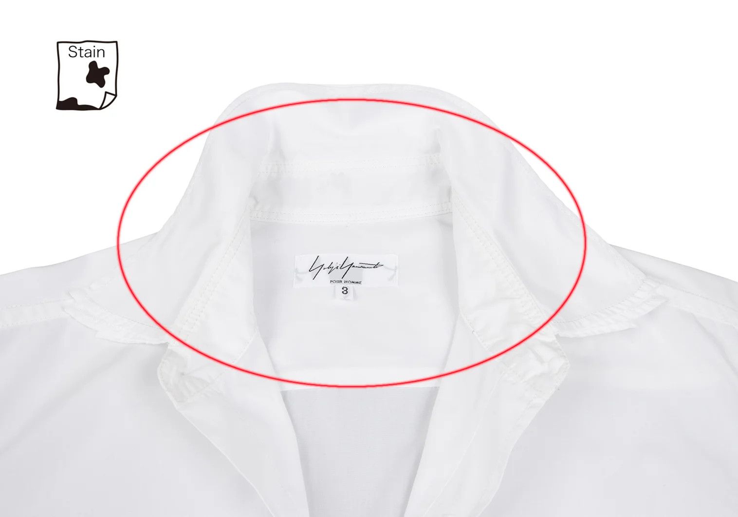 Yohji Yamamoto Yohji Yamamoto Cotton Layered Collar Design Shirt Size US S / EU 44-46 / 1 - 4 Thumbnail