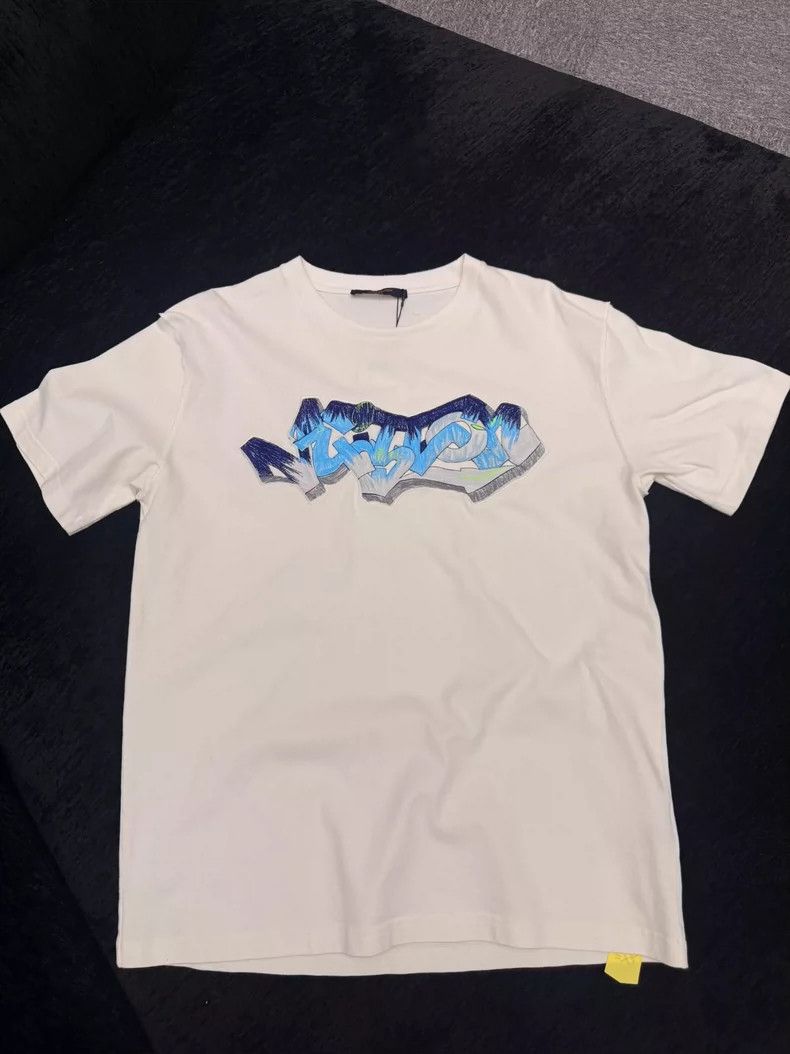 Louis Vuitton Louis Vuitton Graffiti embroidery short sleeves Size US L / EU 52-54 / 3 - 1 Thumbnail