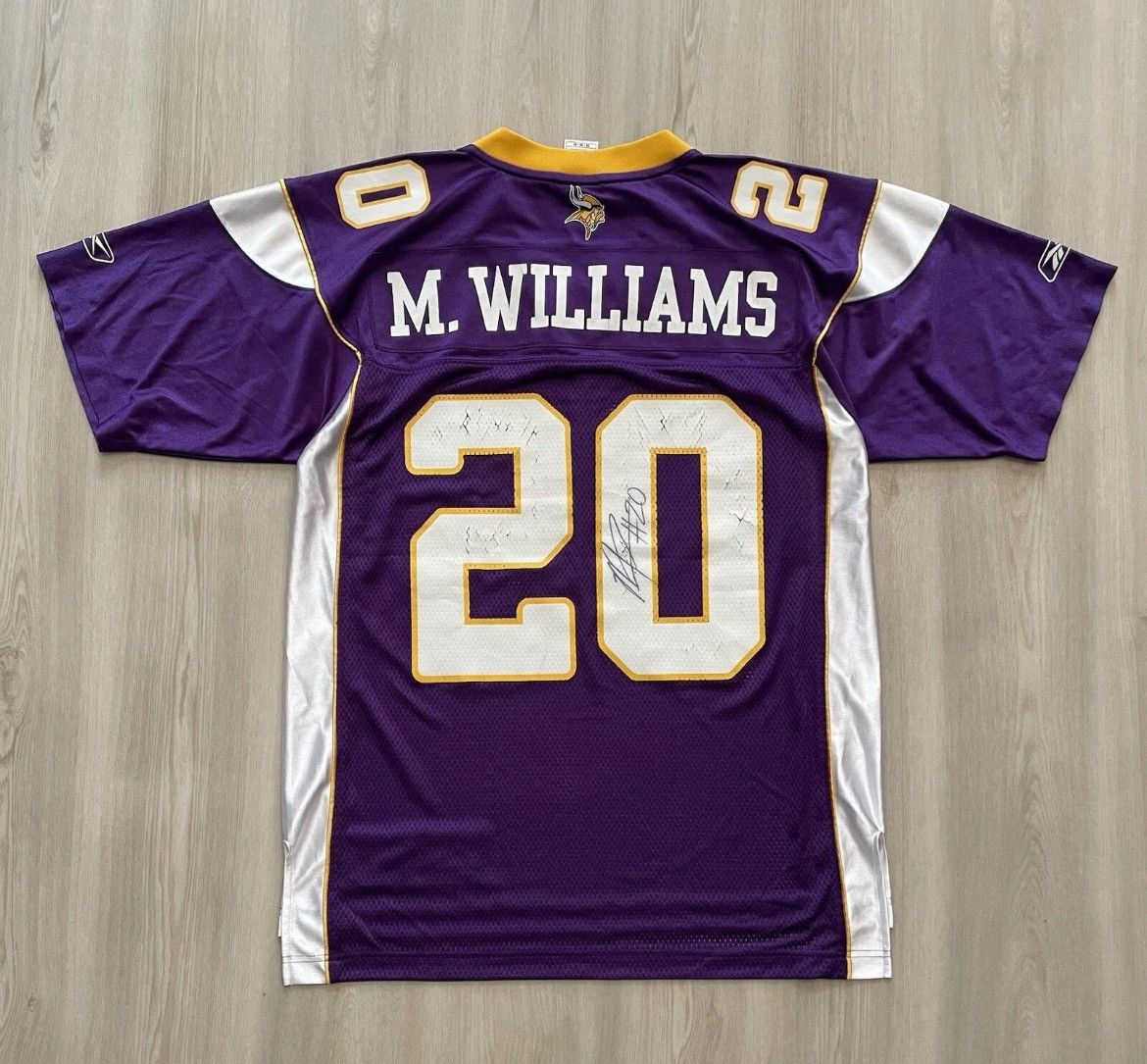 Reebok SIGNED Vintage Minnesota Vikings Moe Williams #20 Jersey M Size US M / EU 48-50 / 2 - 1 Thumbnail