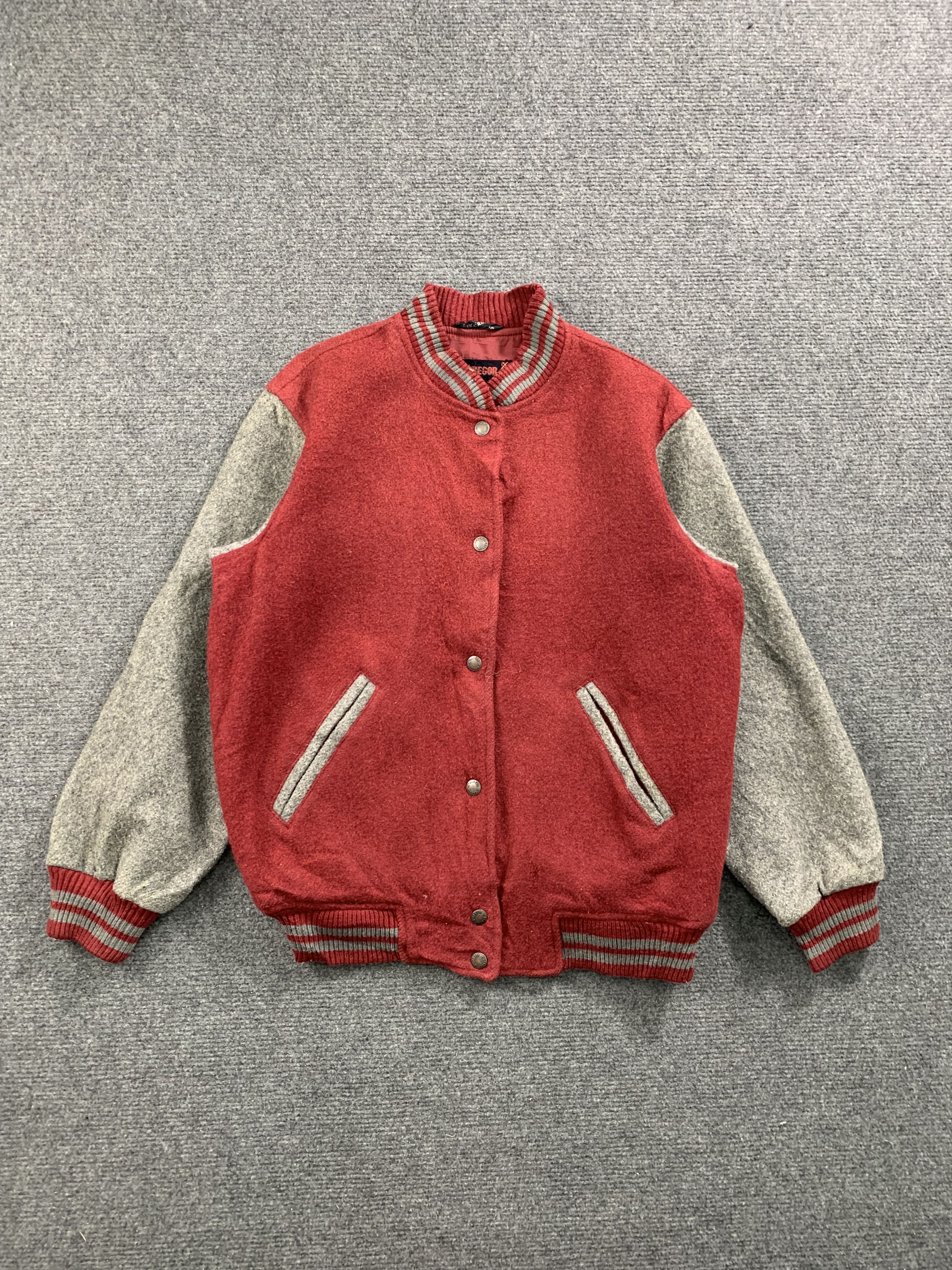 McGregor Vintage Mcgregor Button Up Wool Varsity Jacket Size US M / EU 48-50 / 2 - 1 Thumbnail