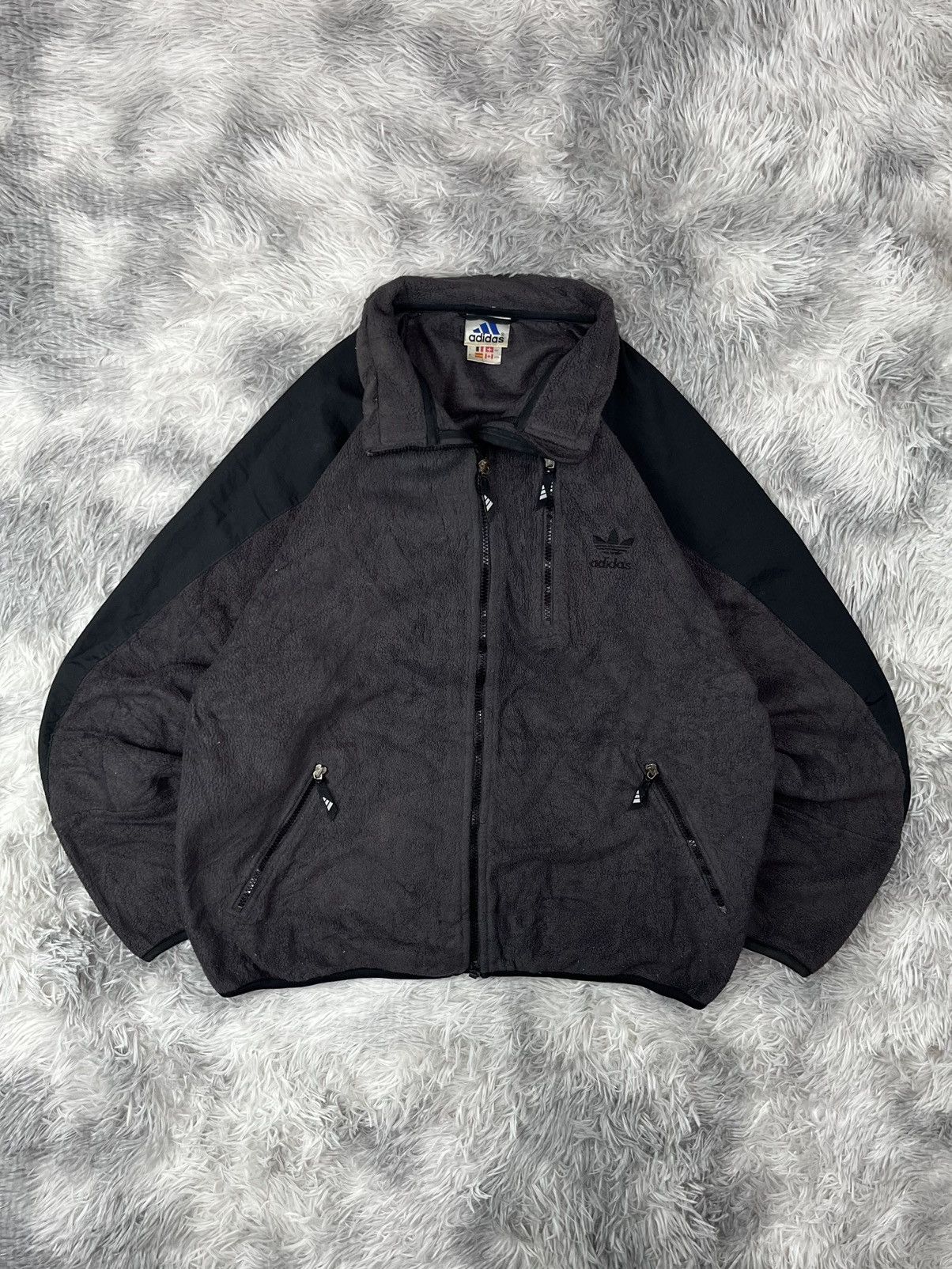 Adidas Vintage Adidas Big Logo Full Zip Jacket Size US L / EU 52-54 / 3 - 1 Thumbnail