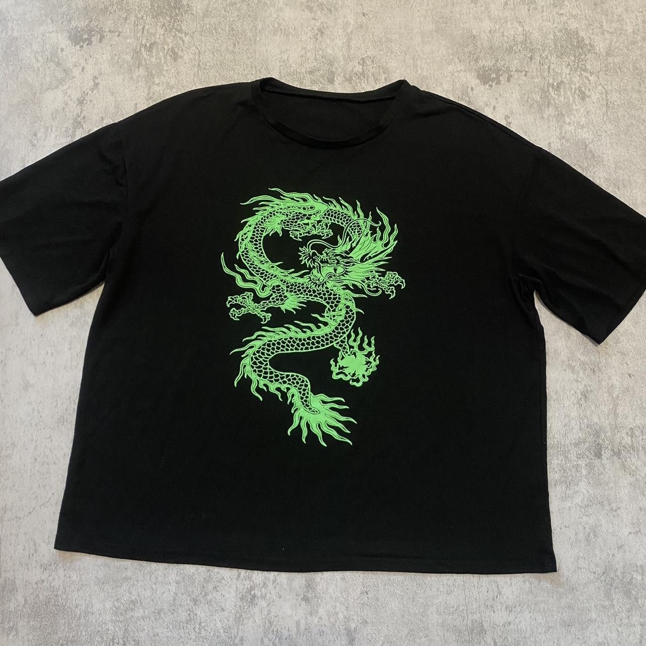 Other dragon t-shirt Japan Anime Vintage y2k Boxy #streetwear Size US M / EU 48-50 / 2 - 1 Thumbnail