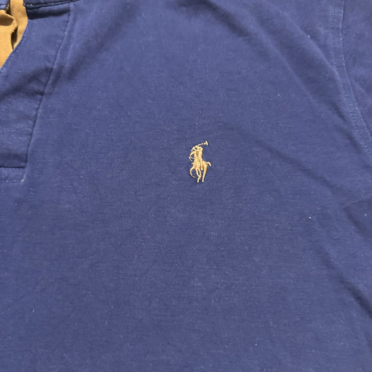 Polo Ralph Lauren × Vintage Vintage Polo Ralph Lauren Blue Polo Shirt Men’s Pony Classic Size US XL / EU 56 / 4 - 3 Thumbnail