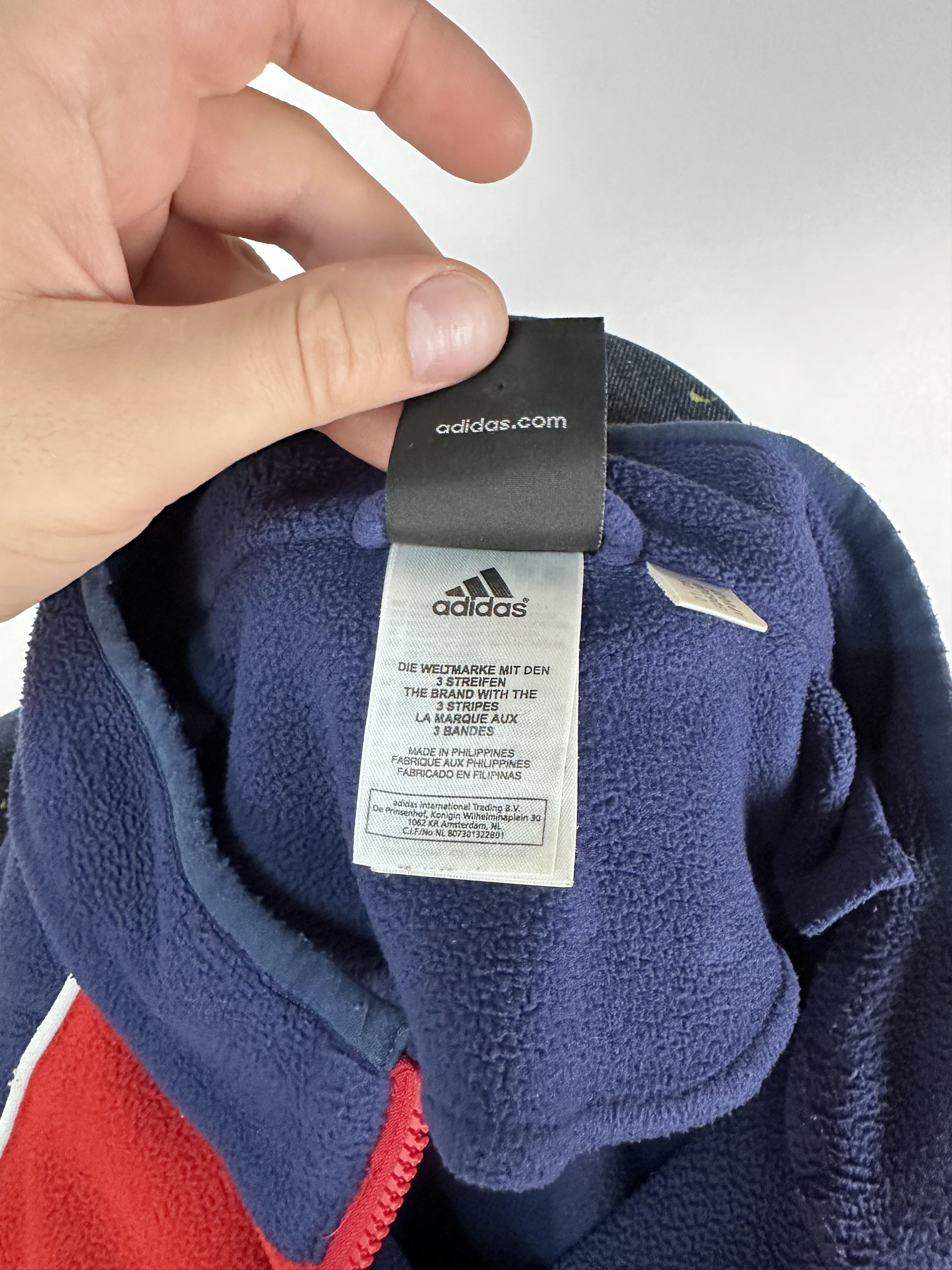 Adidas × Vintage Adidas 2005 RUGBY New Zealand 1/4 Zip Fleece Jacket Sweater Size US L / EU 52-54 / 3 - 12 Thumbnail