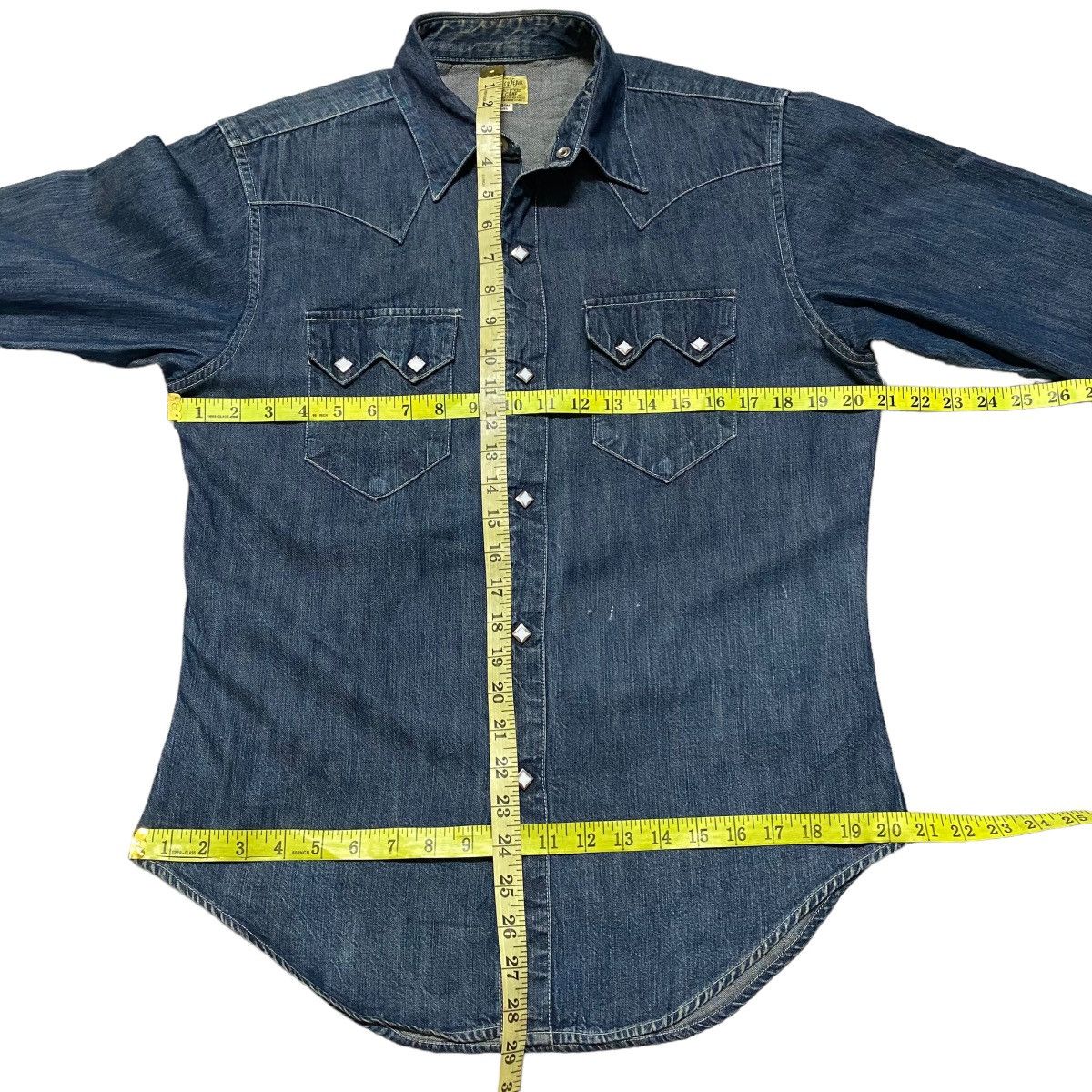 Sugar Cane Vintage Sugarcane Western Denim Shirt Size US M / EU 48-50 / 2 - 17 Thumbnail