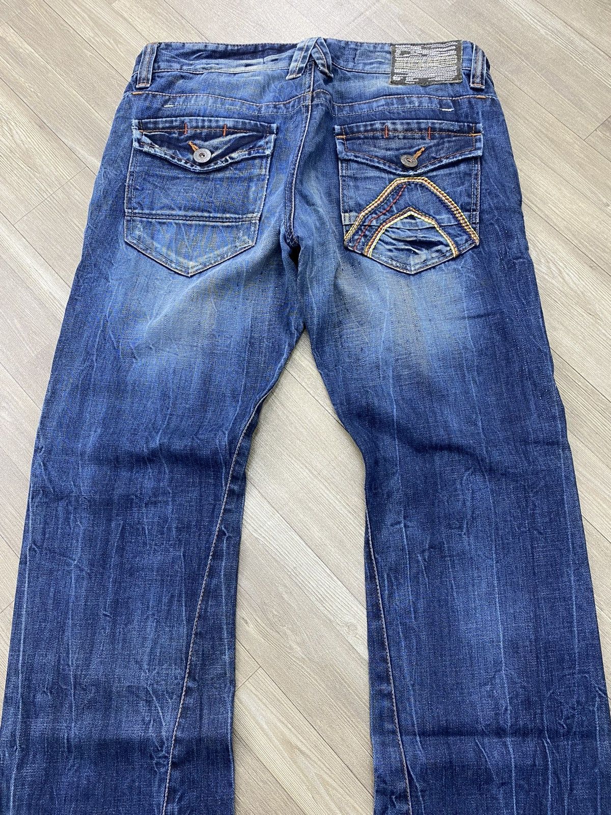 If Six Was Nine 2000s Buckaroo Distressed Faded Lgb Punk Style Baggy Jeans Size US 34 / EU 50 - 16 Thumbnail
