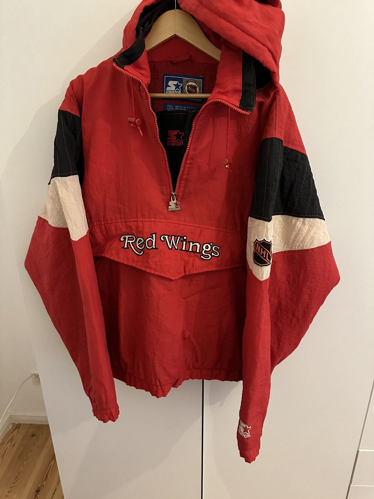 Starter Starter Jacke Detroit Red Wings Size XL NHL Vintage Jacket Size US XL / EU 56 / 4 - 3 Thumbnail