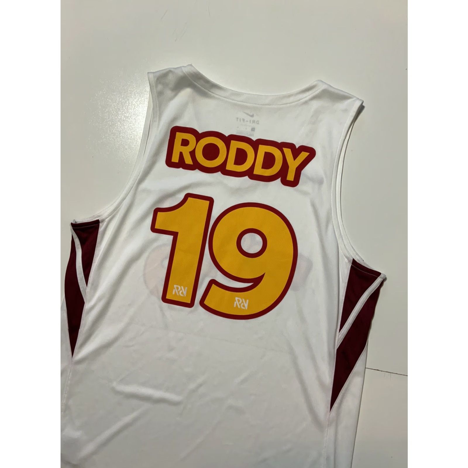 Nike VINTAGE Nike Spotify RapCaviar All Rap Caviar Team First Roddy Ricch Basketball Jersey L Size US L / EU 52-54 / 3 - 4 Thumbnail