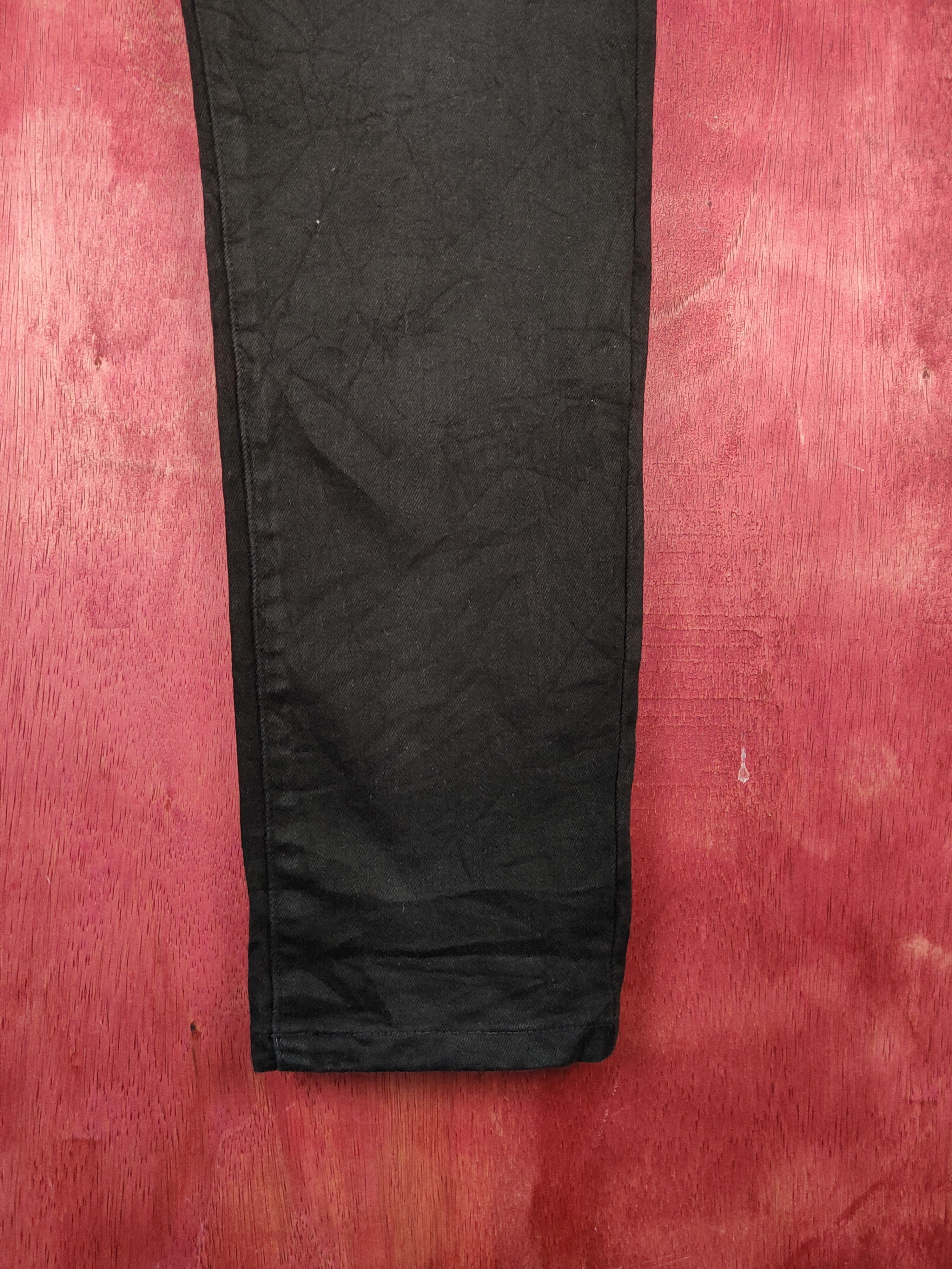 Japanese Brand Uniqlo Black Multipocket Skinny Soft Jeans #S1405 Size US 34 / EU 50 - 9 Thumbnail