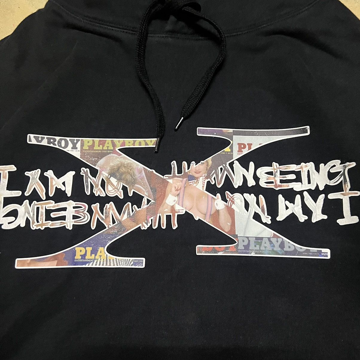 Playboy Playboy x I am not a human being Big Logo Hoodie Size US XL / EU 56 / 4 - 10 Thumbnail
