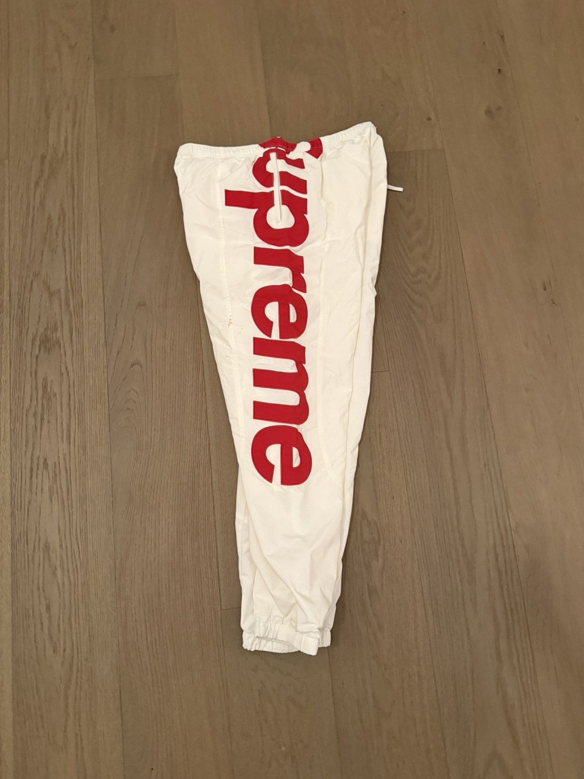 Supreme Supreme White Side Logo Track Pants XL – Verified Authentic Size US 38 / EU 54 - 7 Thumbnail