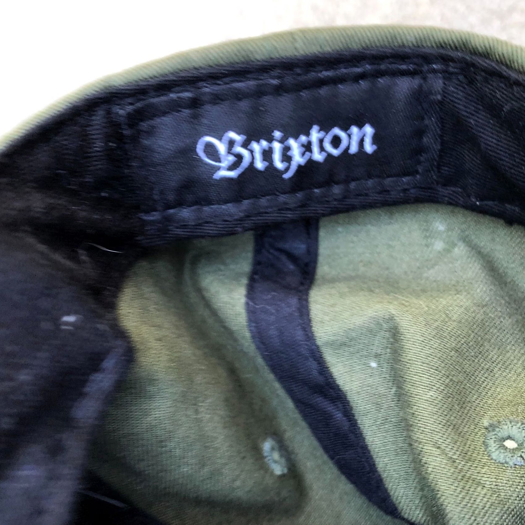 Brixton BRIXTON MFG CO Strapback Hat Men One Size Green Adjustable Cap Baseball Size ONE SIZE - 6 Thumbnail