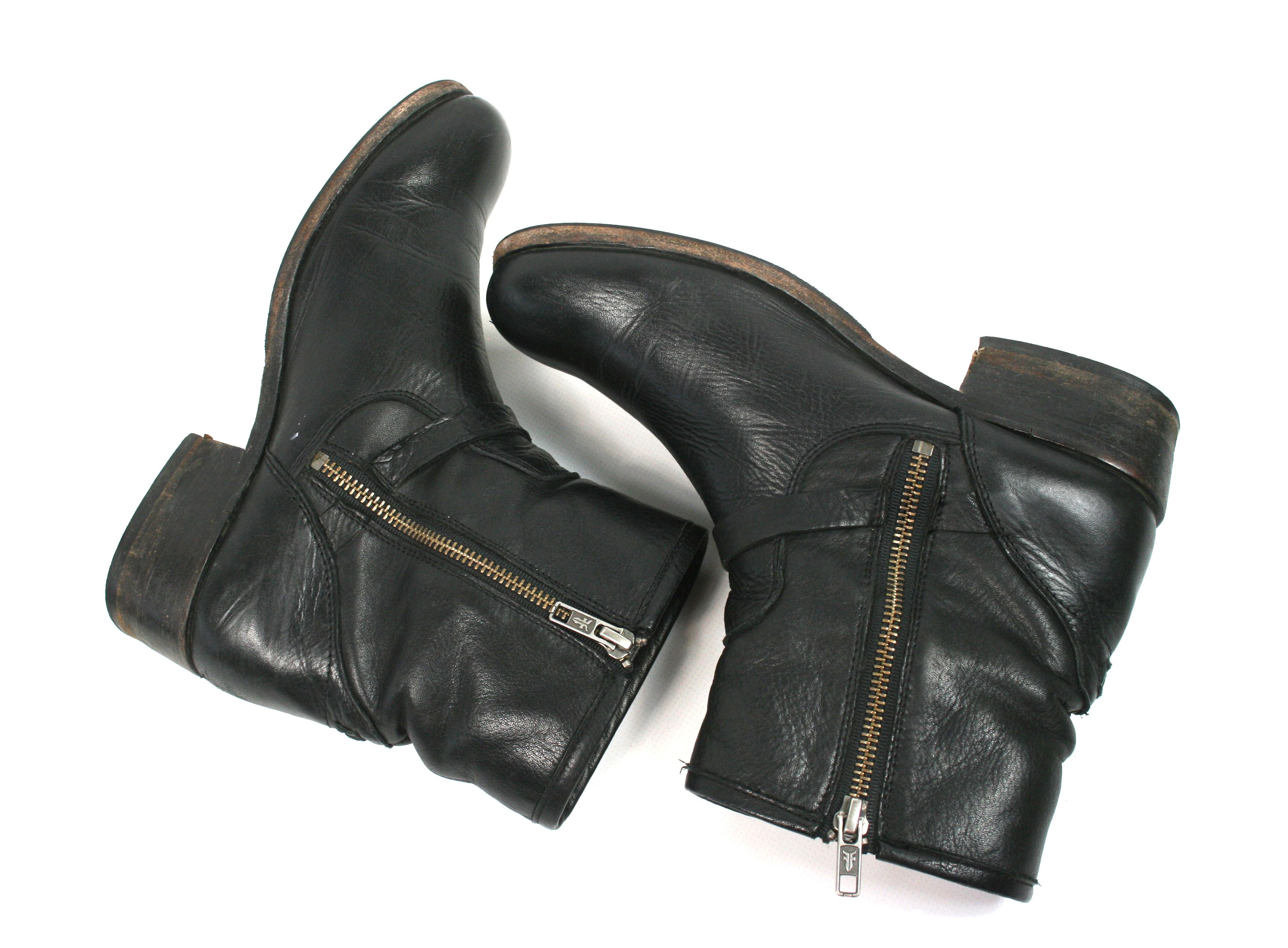 Frye Lynn Strap Ankle Boots Made in Mexico Size US 7.5 / IT 37.5 - 6 Thumbnail