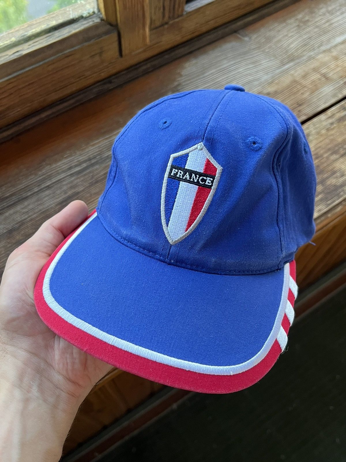 Adidas Vintage Hat Adidas France Football Cap Size ONE SIZE - 2 Thumbnail