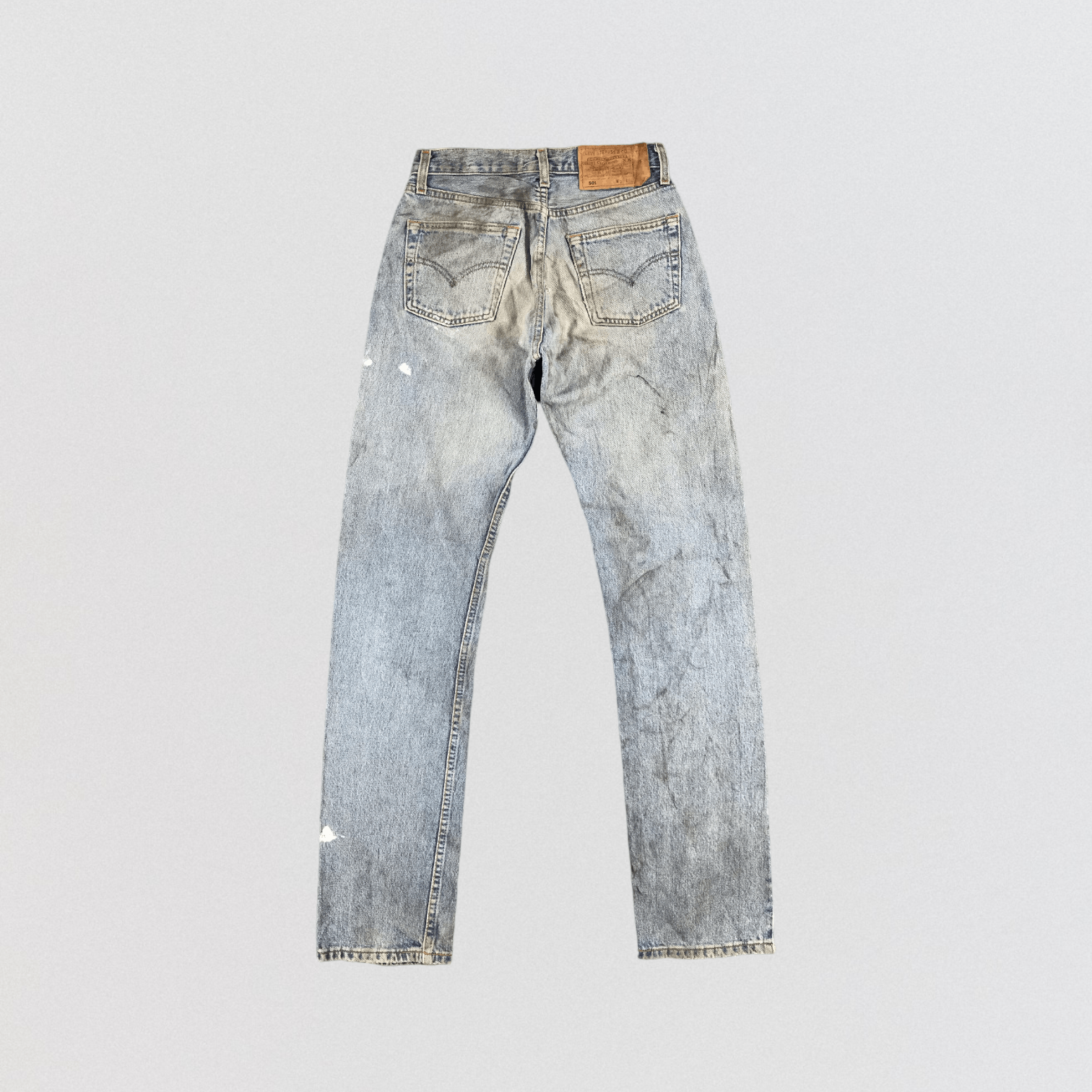 Levi's 90s Vintage Light Wash Levis 501 Jeans-JM2030 Size US 28 / EU 44 - 2 Thumbnail