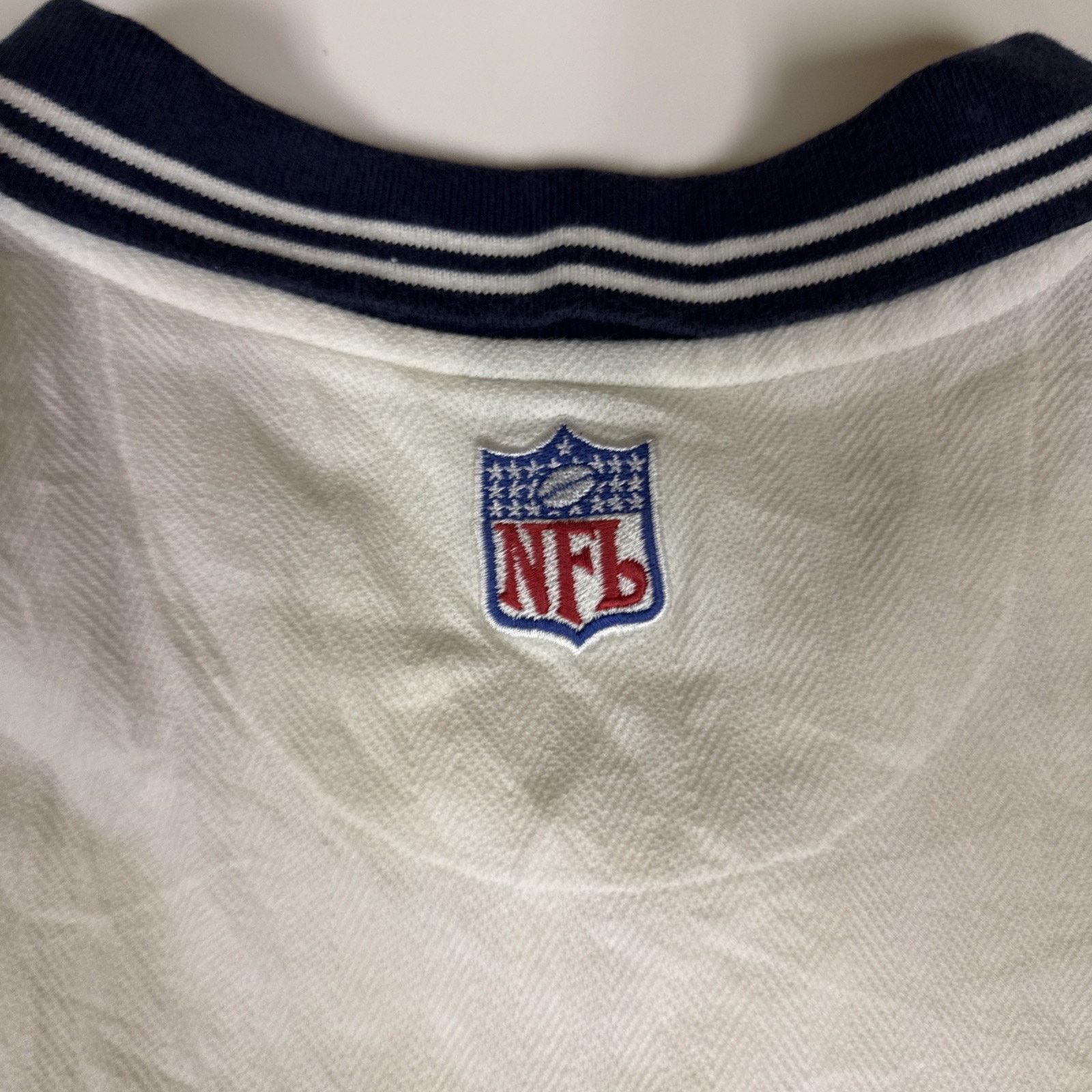 Nike Vintage Broncos Nike Polo White Blue Size XL Size US XL / EU 56 / 4 - 7 Thumbnail