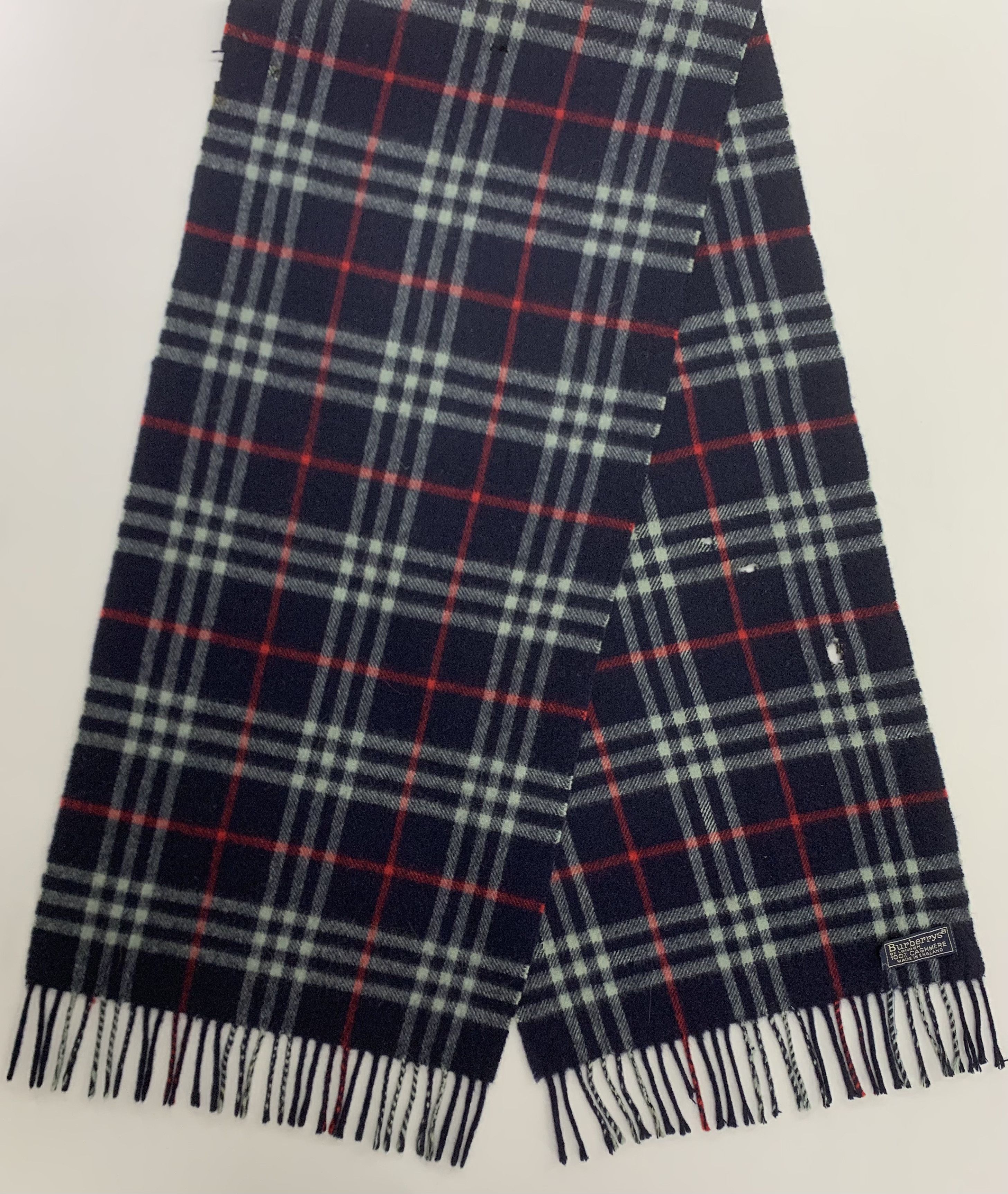 Burberry Burberrys Scarf Cashmere Muffler Neck Wrap BL1007 Size ONE SIZE - 4 Thumbnail