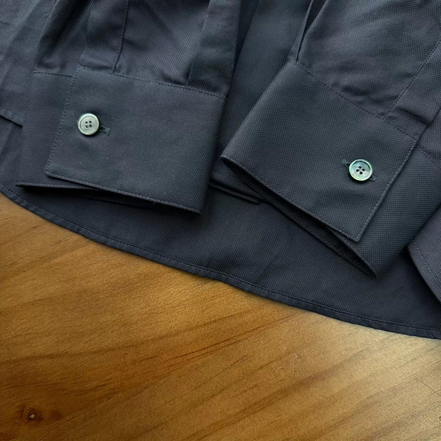 Dior Dior Embroidered Logo Black Shirt 37 Like New Size US XS / EU 42 / 0 - 6 Thumbnail
