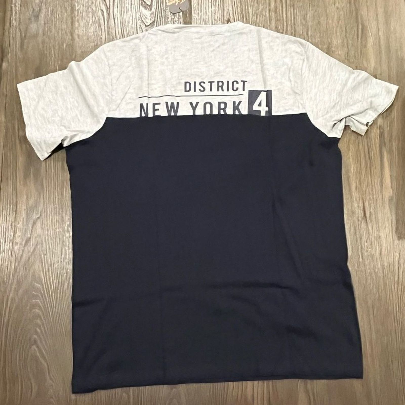 Vintage NWT Johnny Bigg NY District Spliced Tee Navy Size 2XL Tall Size US XXL / EU 58 / 5 - 6 Thumbnail