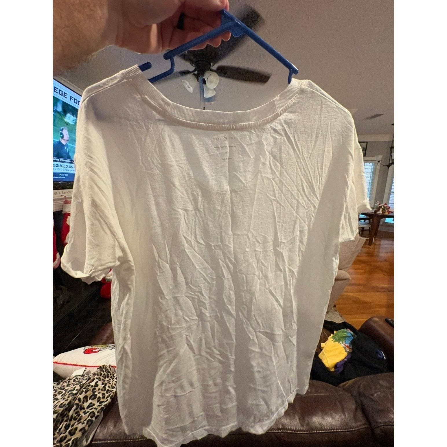 Lou & Grey Lou & Grey Women’s XS White Supima T Shirt Short Sleeve Size XS / US 0-2 / IT 36-38 - 4 Thumbnail