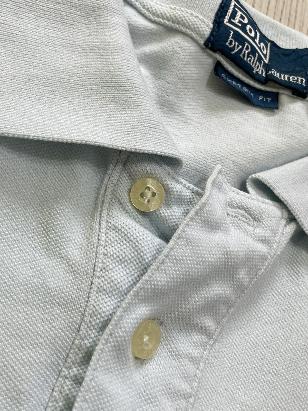 Polo Ralph Lauren Chief Keef Polo Ralph Lauren Vintage Big Pony Light Blue Size US XXL / EU 58 / 5 - 7 Thumbnail