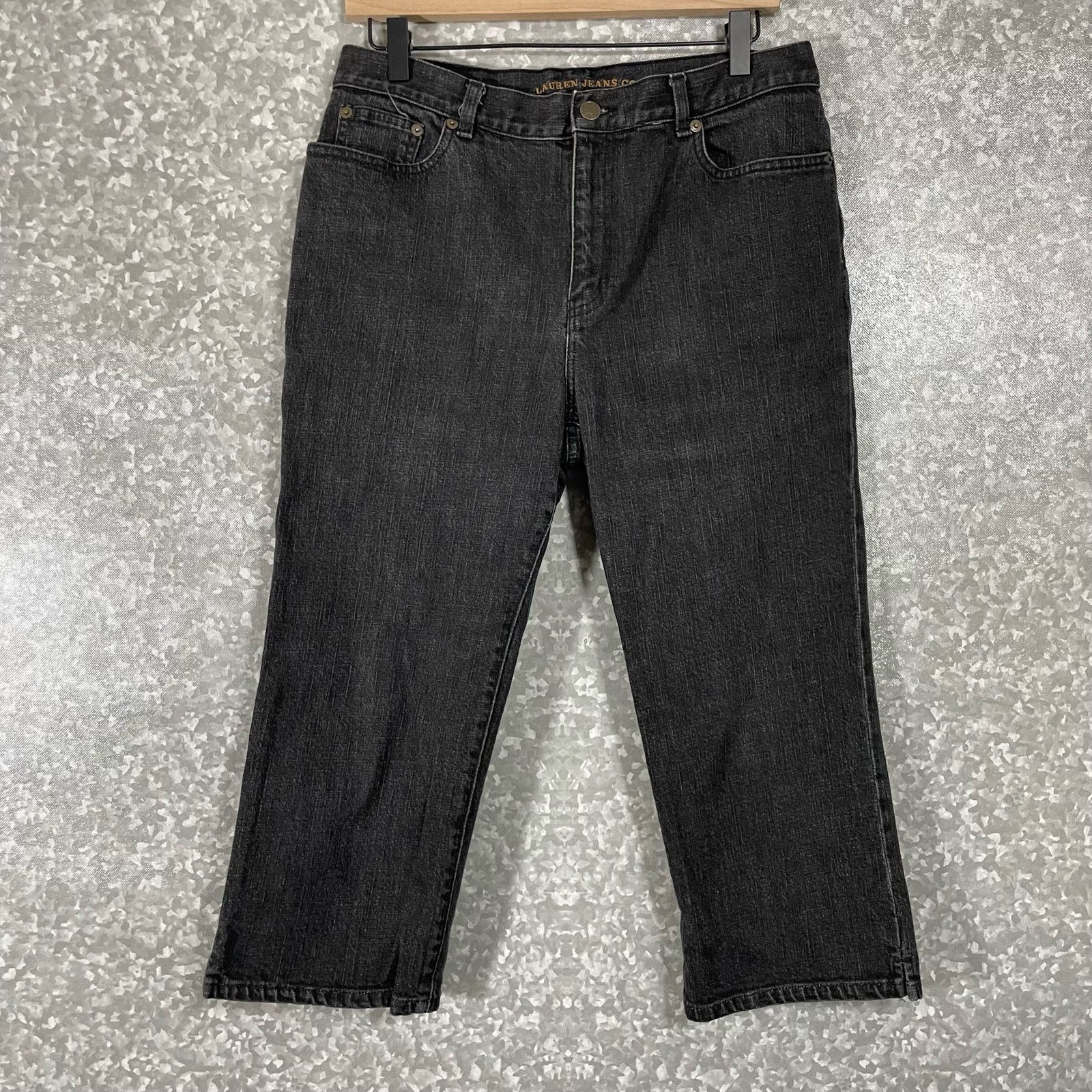 Lauren Ralph Lauren Ralph Lauren Lauren Jeans Co Women's Black Crop Jeans - 10 Size 32" / US 10 / IT 46 - 1 Thumbnail