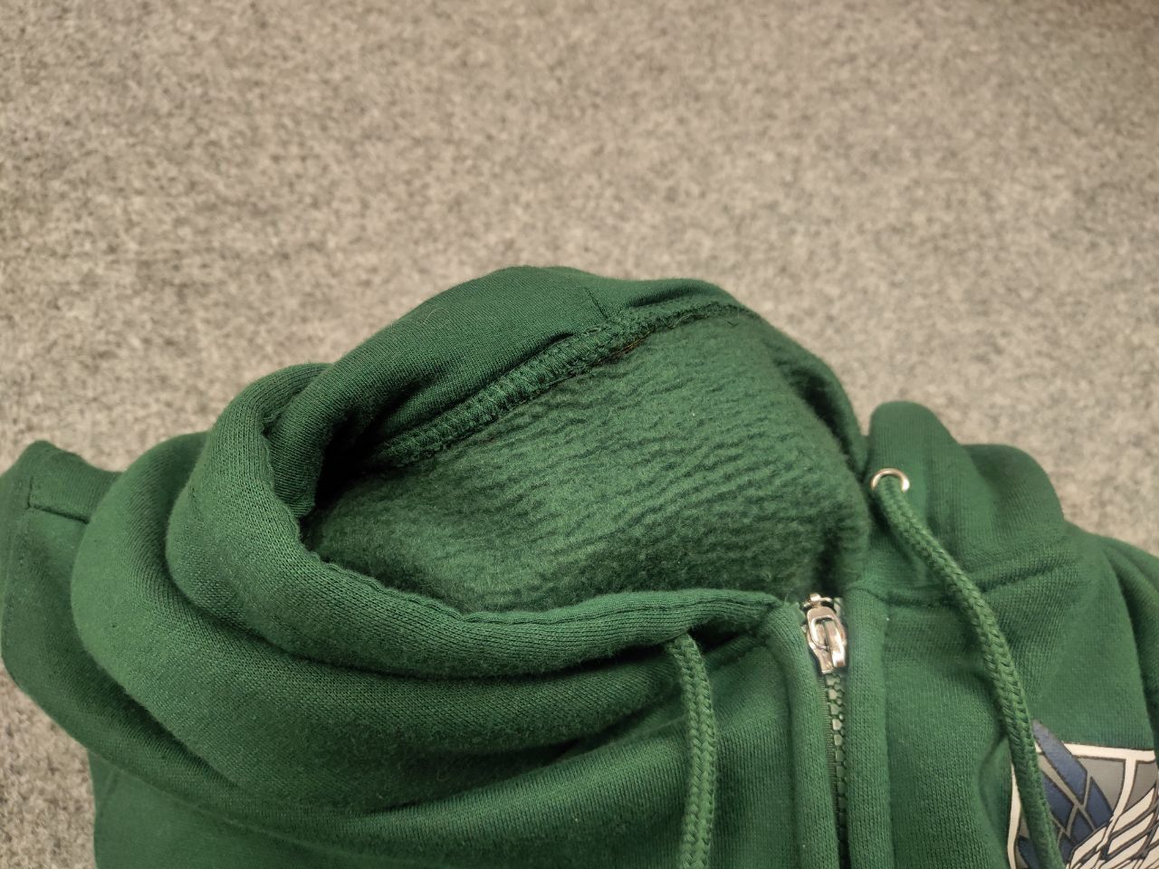 Anime Vintage Attack On Titan Anime Movie Game Zip Logo Hoodie Size US M / EU 48-50 / 2 - 13 Thumbnail