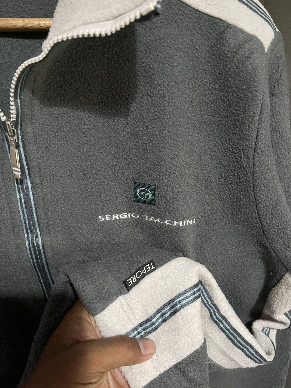 Sergio Tacchini Vintage Sergio Tacchini Fleece Jacket Size US M / EU 48-50 / 2 - 3 Thumbnail