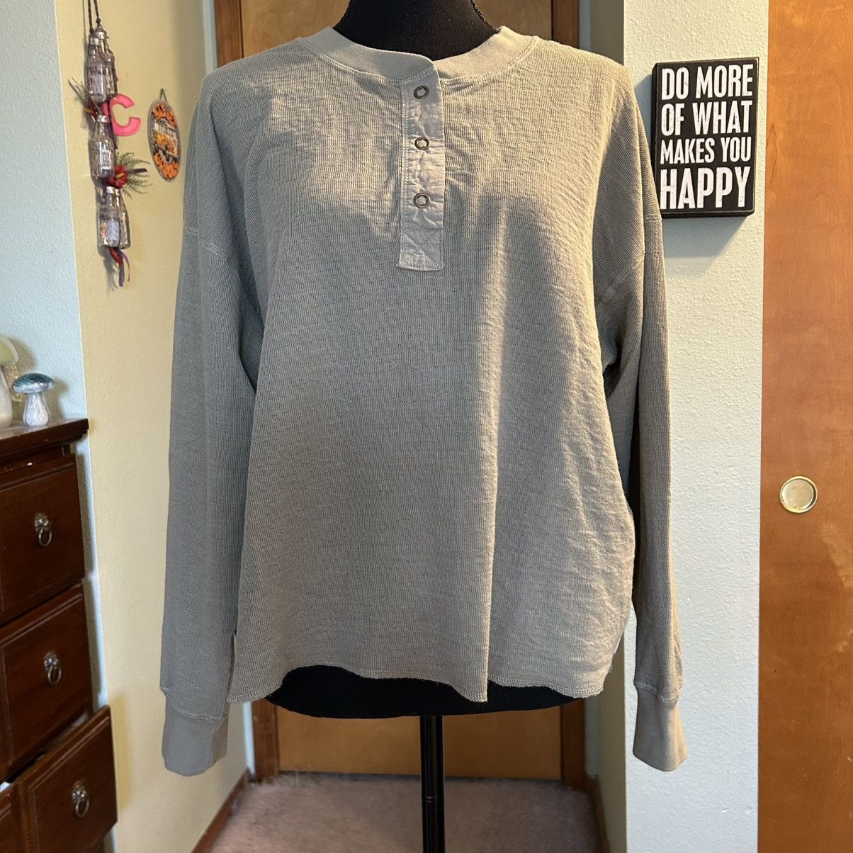 Toad&Co Toad&Co Nord Reversible long sleeve Henley green/mustard L Size L / US 10 / IT 46 - 1 Thumbnail