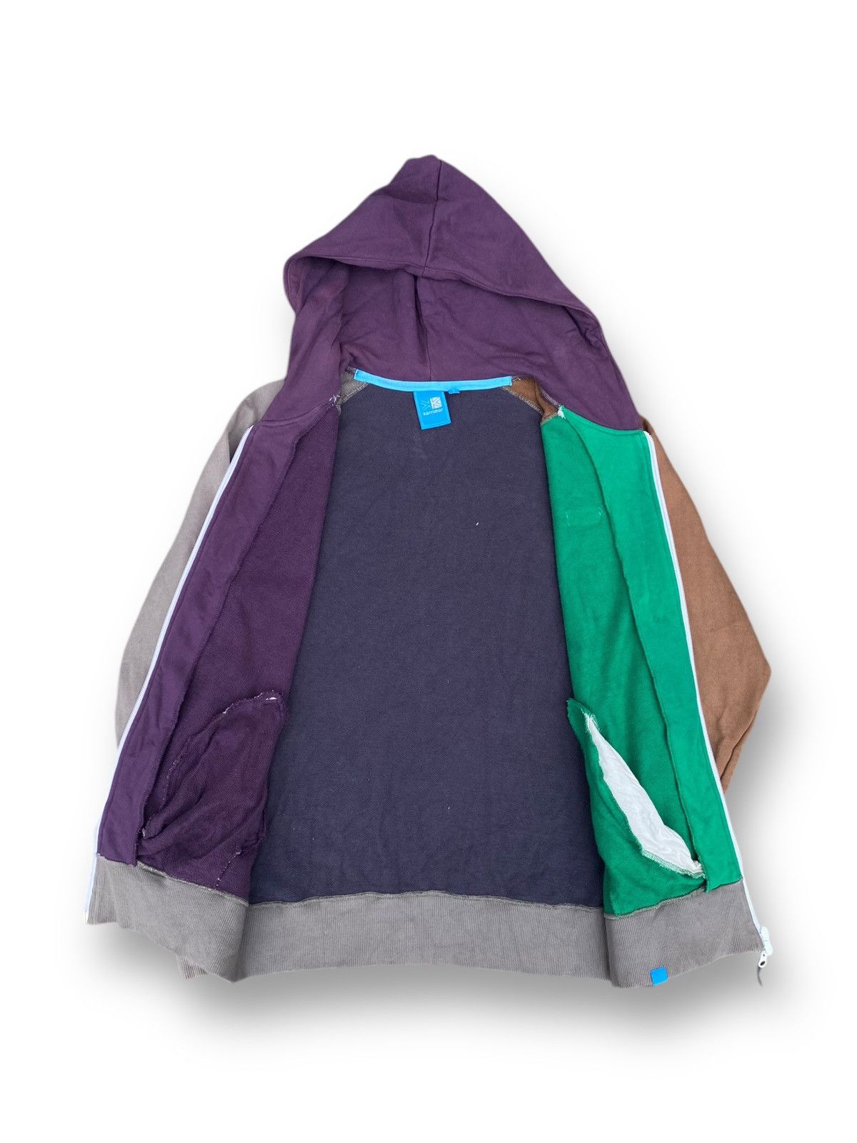 Japanese Brand × Karrimor Vintage Karrimor Colourblock Hoodies Jacket. #D7 Size US L / EU 52-54 / 3 - 4 Thumbnail